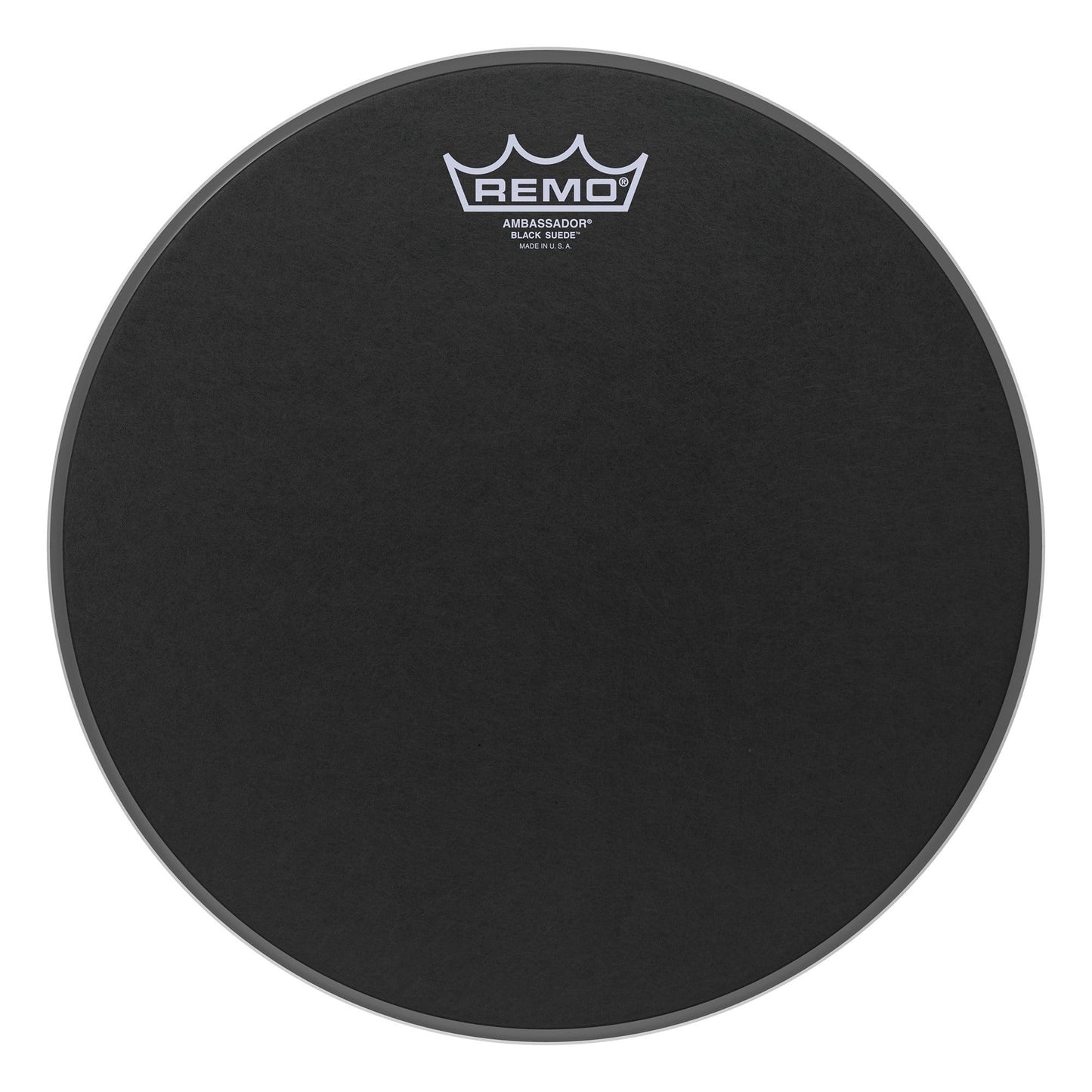 Remo 12" Ambassador Black Suede Drumhead Drums and Percussion / Parts and Accessories / Heads