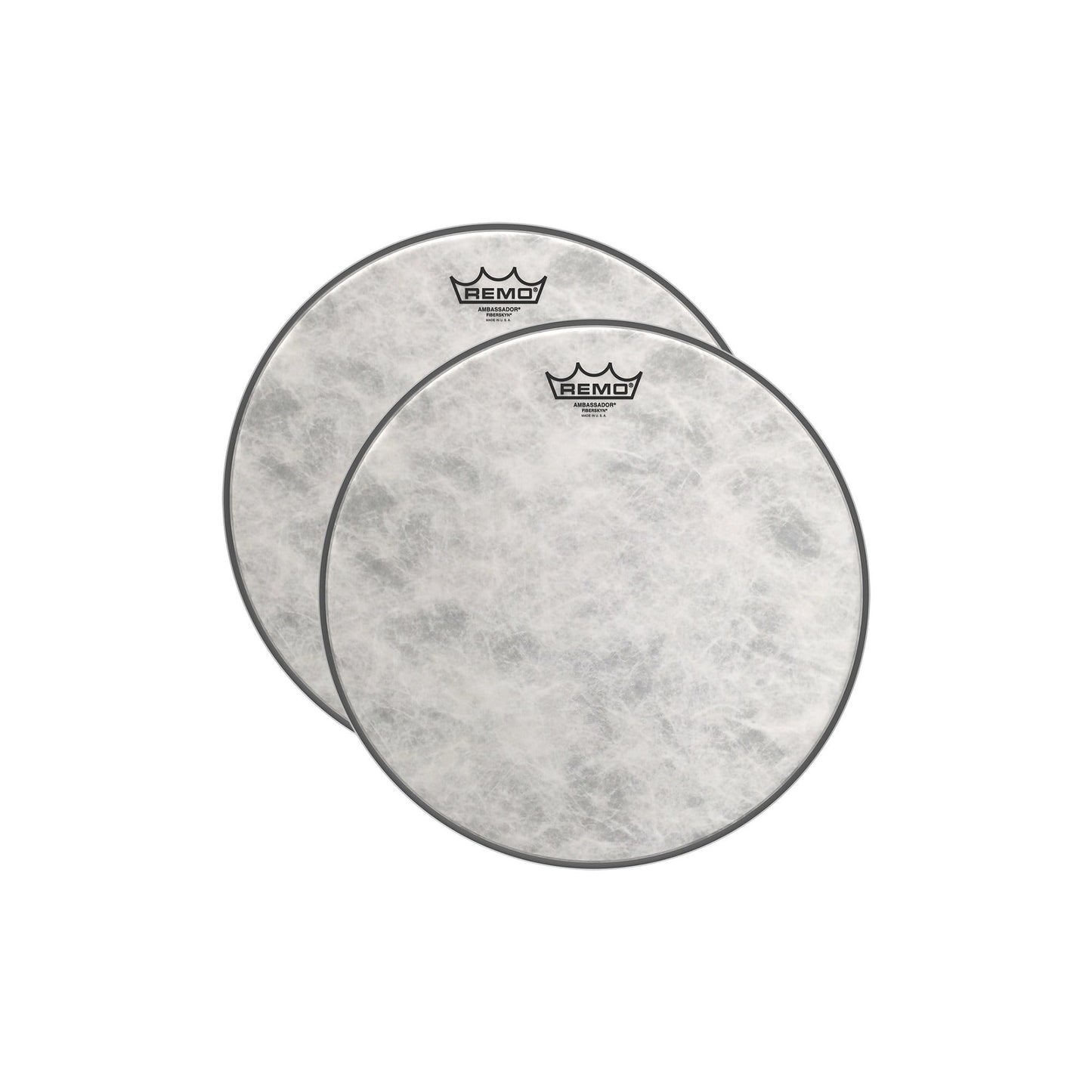 Remo 12" Ambassador Fiberskyn Drumhead (2 Pack Bundle) Drums and Percussion / Parts and Accessories / Heads
