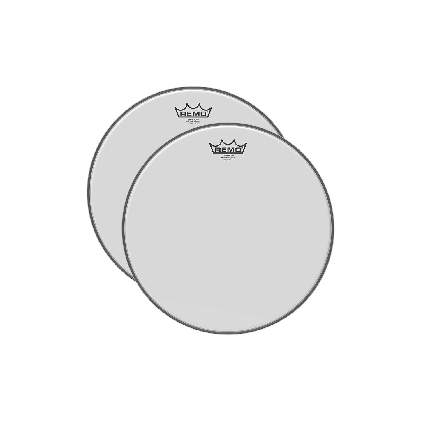 Remo 12" Emperor Smooth White Drumhead (2 Pack Bundle) Drums and Percussion / Parts and Accessories / Heads