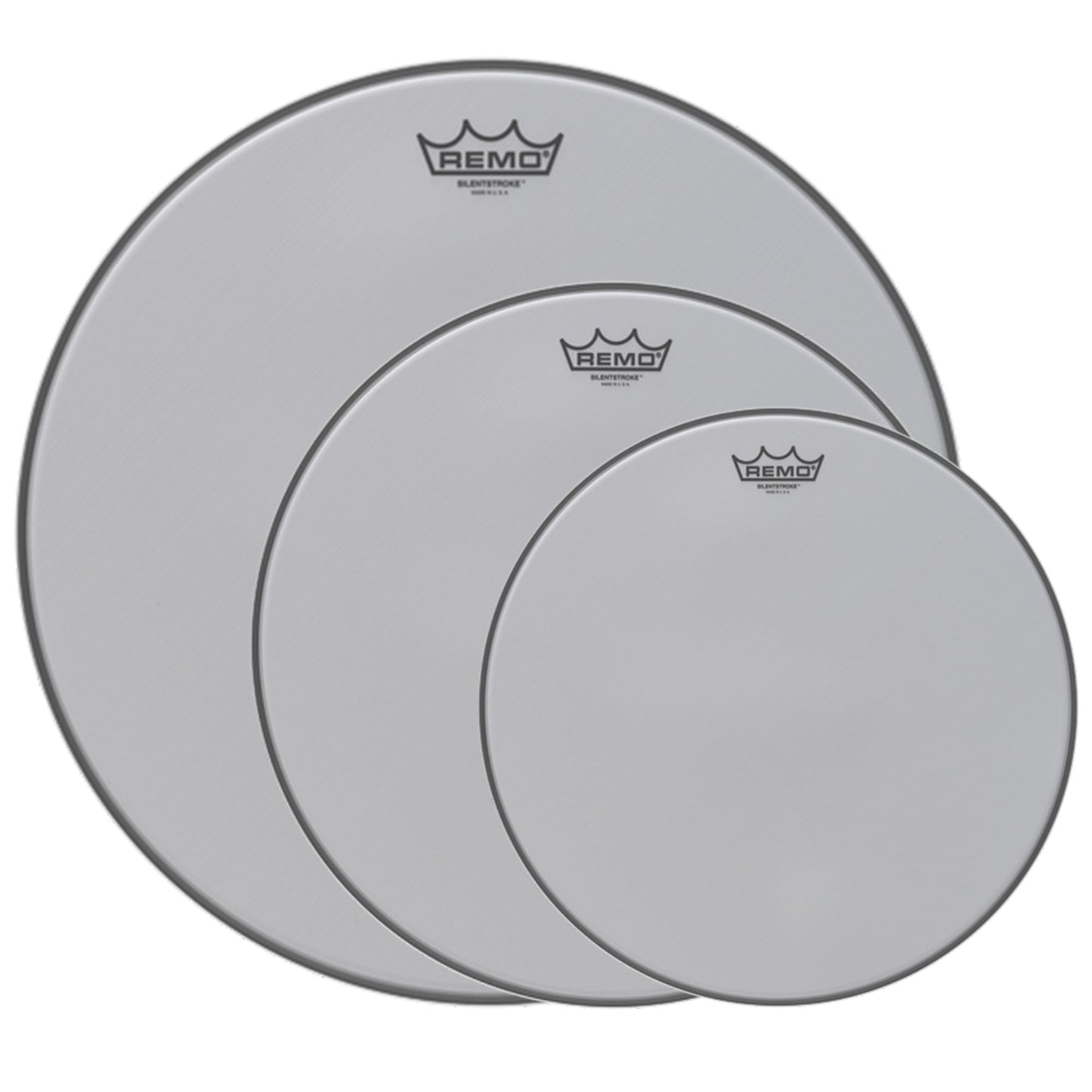 Remo 13/16/22" Silentstroke Drumhead (3 Pack Bundle) Drums and Percussion / Parts and Accessories / Heads