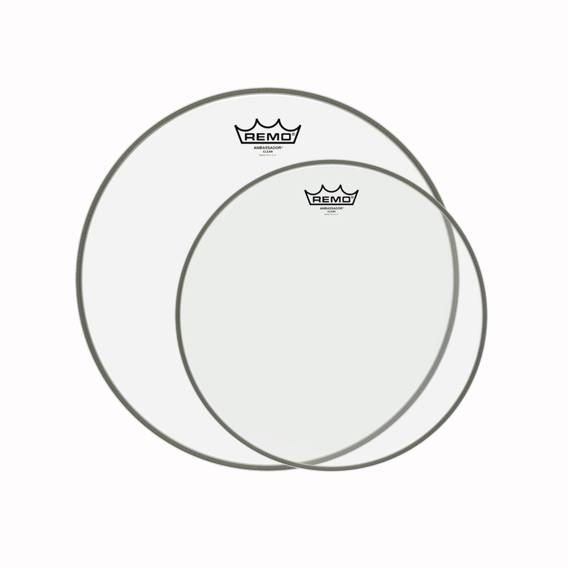Remo 13/16" Ambassador Clear Drumhead (2 Pack Bundle) Drums and Percussion / Parts and Accessories / Heads