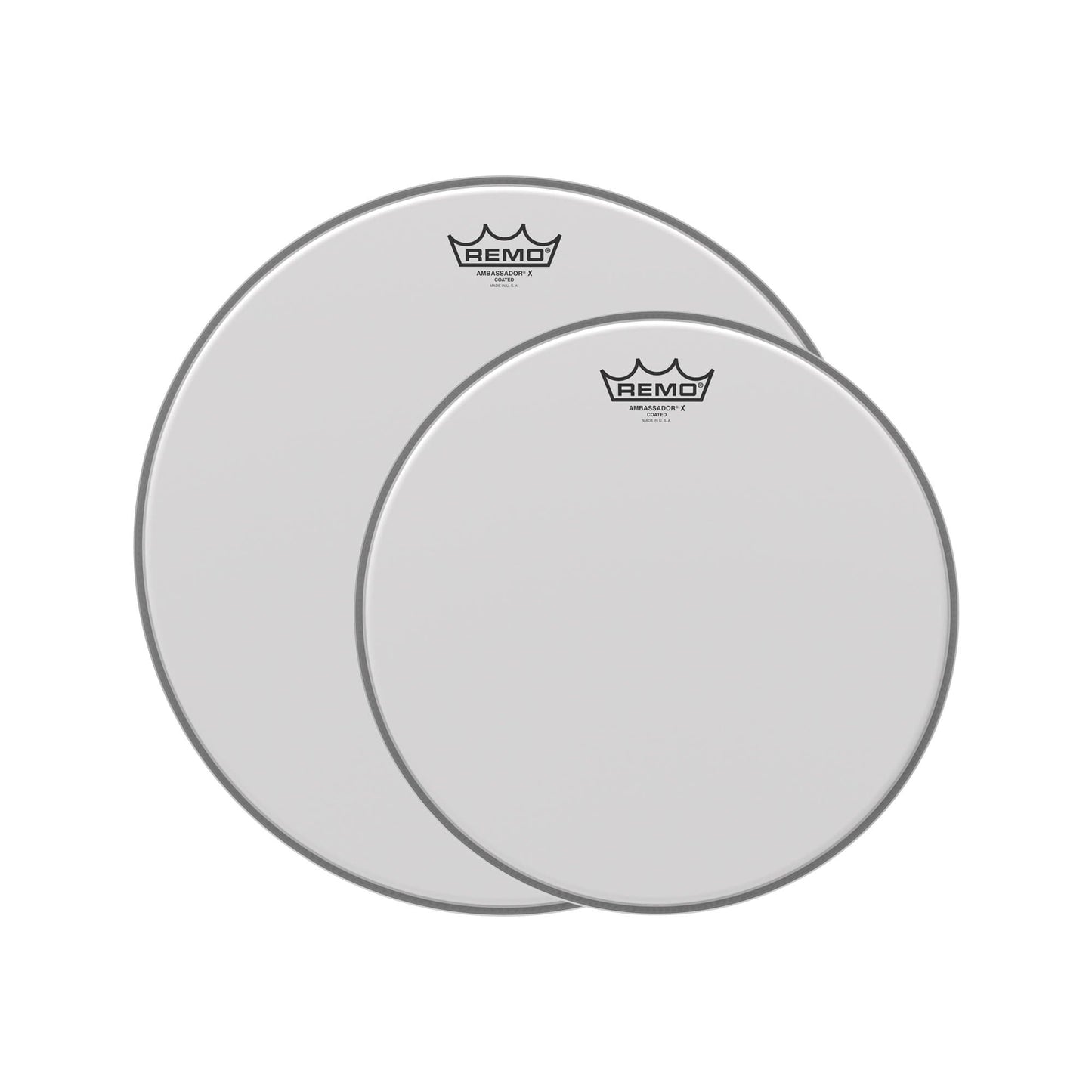 Remo 13/16" Ambassador X Coated Drumhead (2 Pack Bundle) Drums and Percussion / Parts and Accessories / Heads