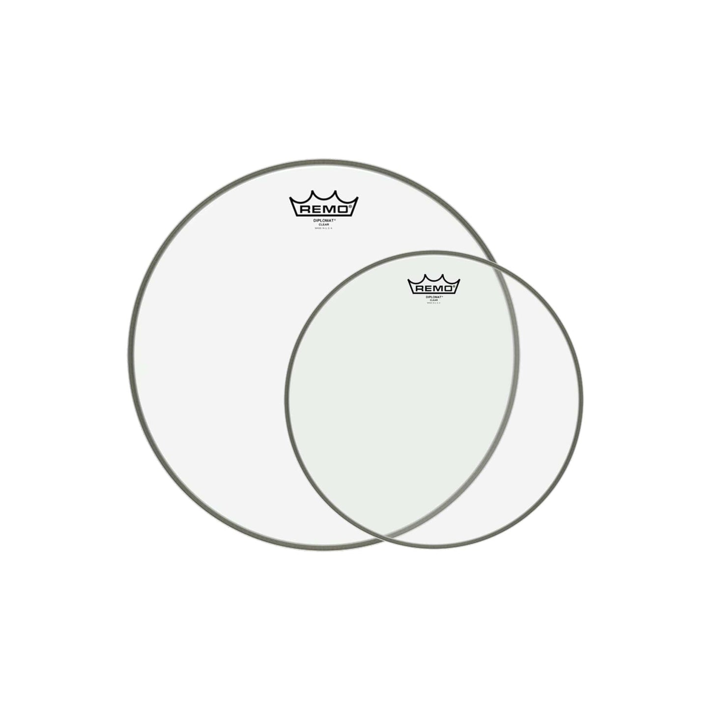 Remo 13/16" Diplomat Clear Drumhead Bundle (2 Pack Bundle) Drums and Percussion / Parts and Accessories / Heads