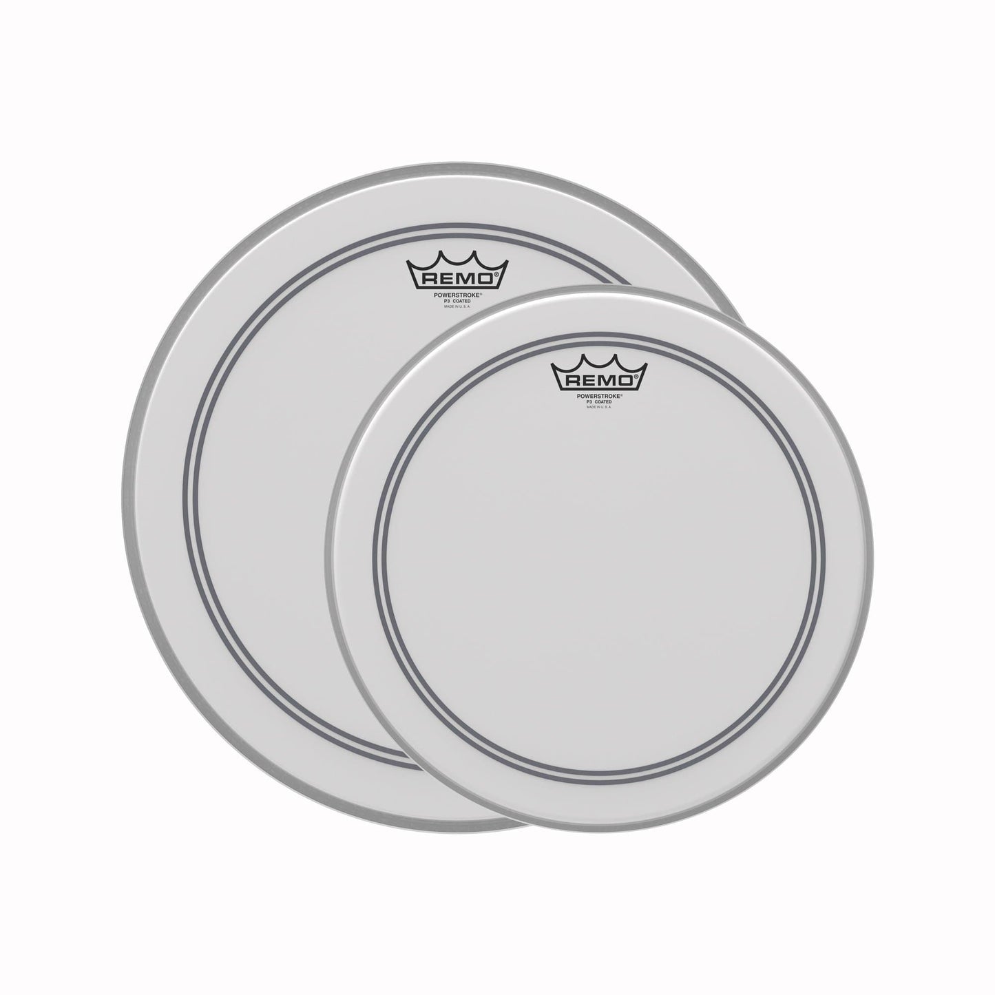 Remo 13/16" Powerstroke 3 Coated Drumhead (2 Pack Bundle) Drums and Percussion / Parts and Accessories / Heads