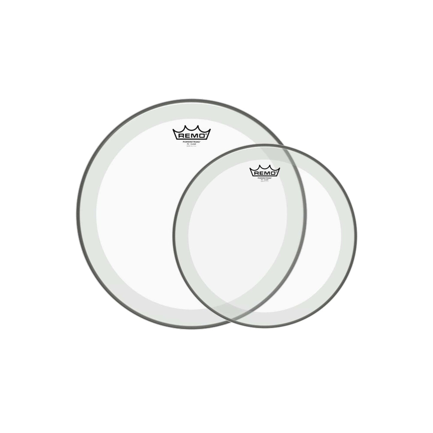 Remo 13/16" Powerstroke 4 Clear Drumhead (2 Pack Bundle) Drums and Percussion / Parts and Accessories / Heads