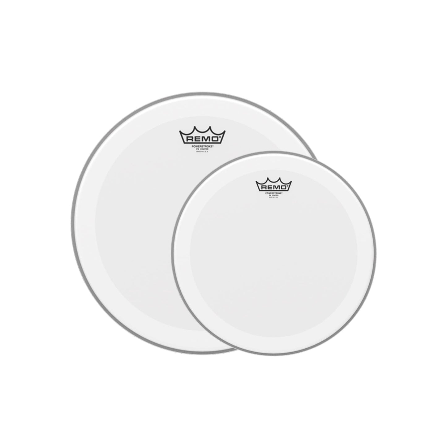 Remo 13/16" Powerstroke 4 Coated Drumhead (2 Pack Bundle) Drums and Percussion / Parts and Accessories / Heads