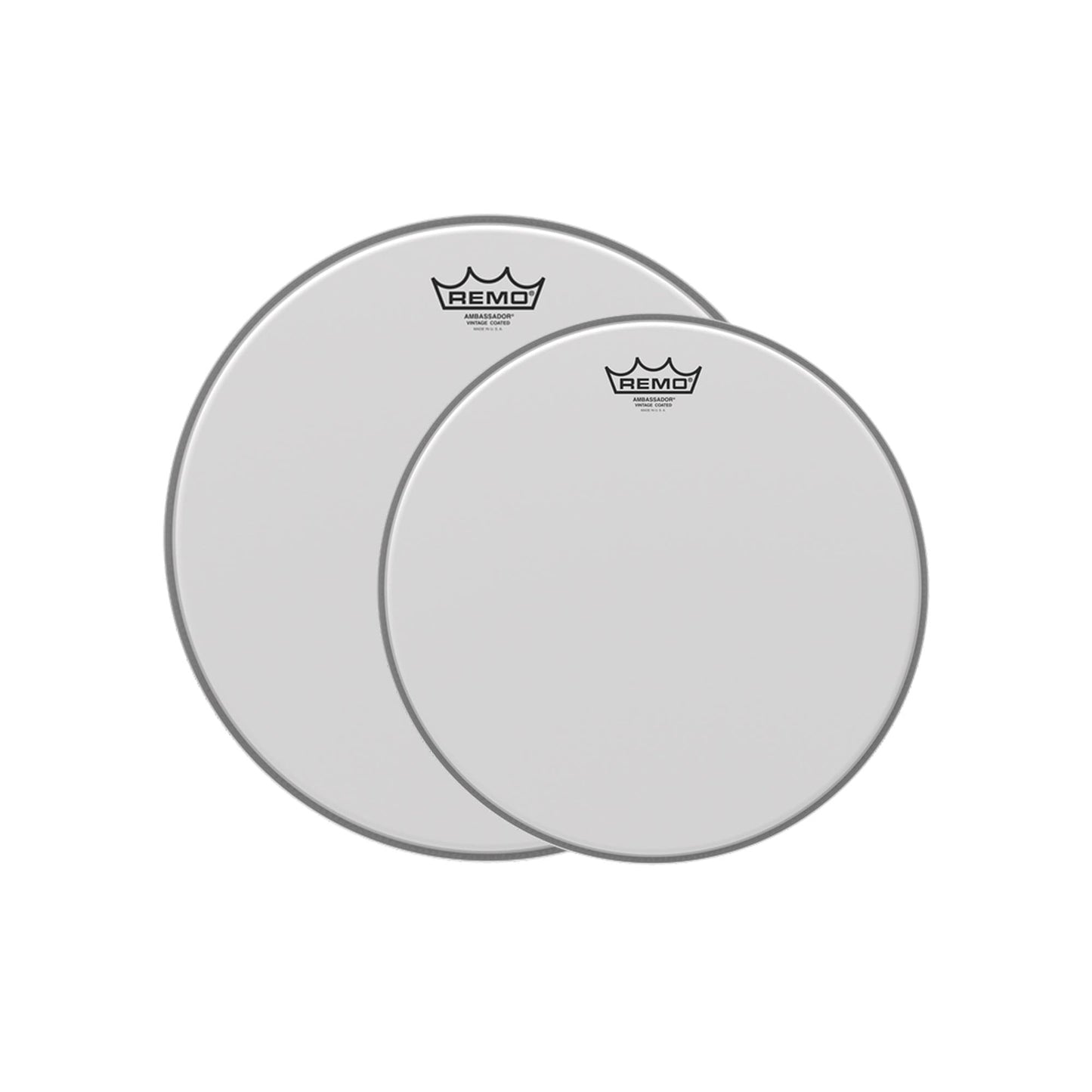 Remo 13/16" Vintage Ambassador Coated Drumhead (2 Pack Bundle) Drums and Percussion / Parts and Accessories / Heads