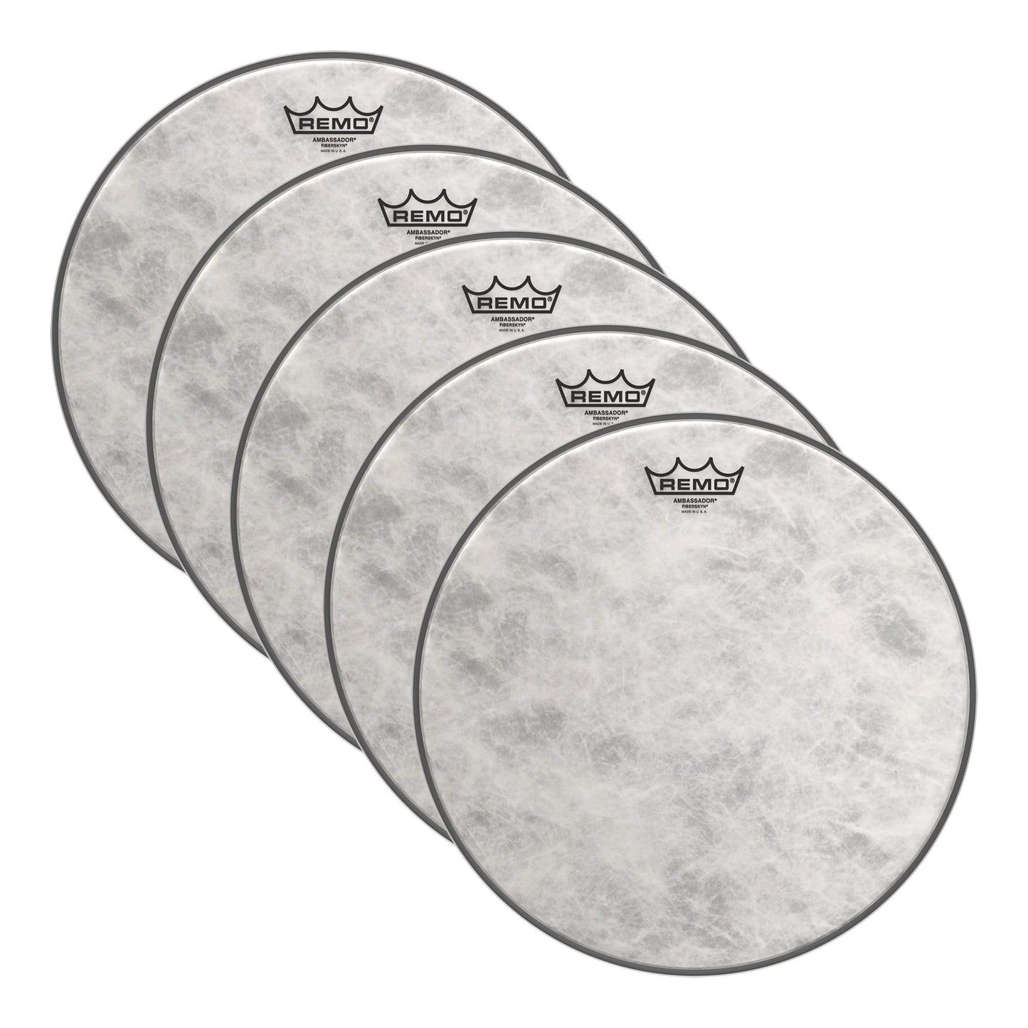 Remo 13" Ambassador Fiberskyn Drumhead (5 Pack) Drums and Percussion / Parts and Accessories / Heads