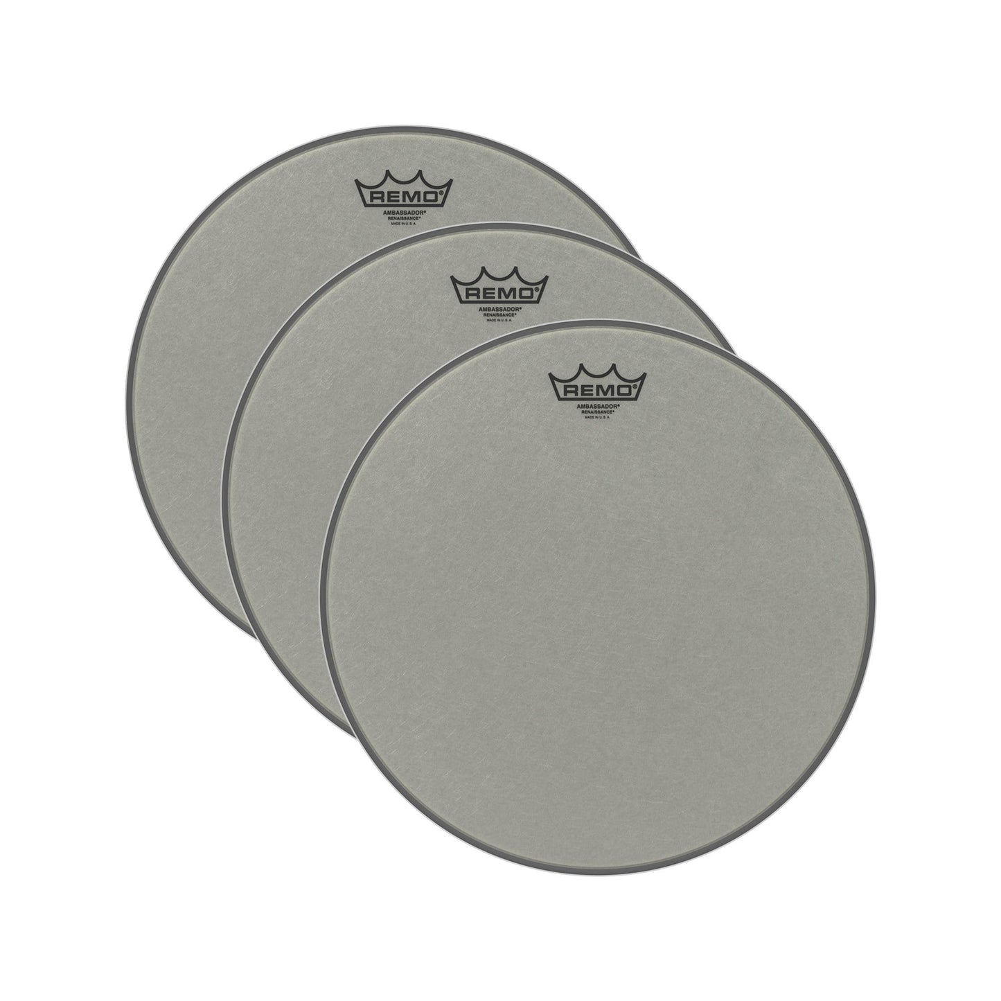 Remo 13" Ambassador Renaissance Drumhead (3 Pack Bundle) Drums and Percussion / Parts and Accessories / Heads