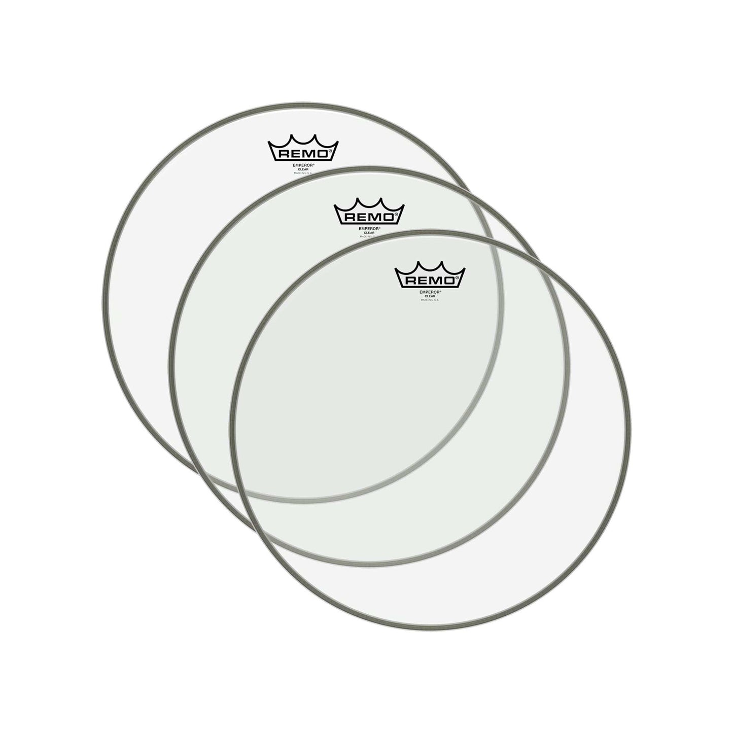 Remo 13" Emperor Clear Drumhead (3 Pack Bundle) Drums and Percussion / Parts and Accessories / Heads