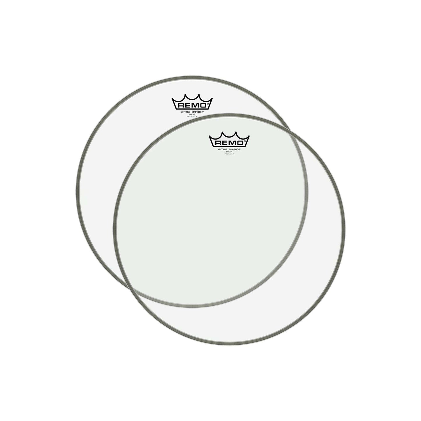 Remo 13" Emperor Vintage Clear Drumhead (2 Pack Bundle) Drums and Percussion / Parts and Accessories / Heads