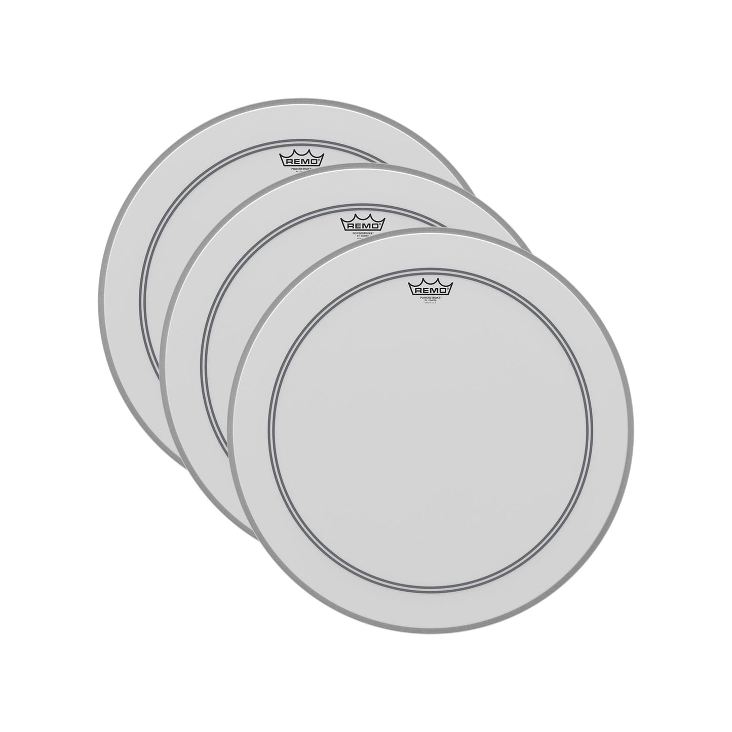 Remo 13" Powerstroke P3 Coated Drumhead (3 Pack Bundle) Drums and Percussion / Parts and Accessories / Heads