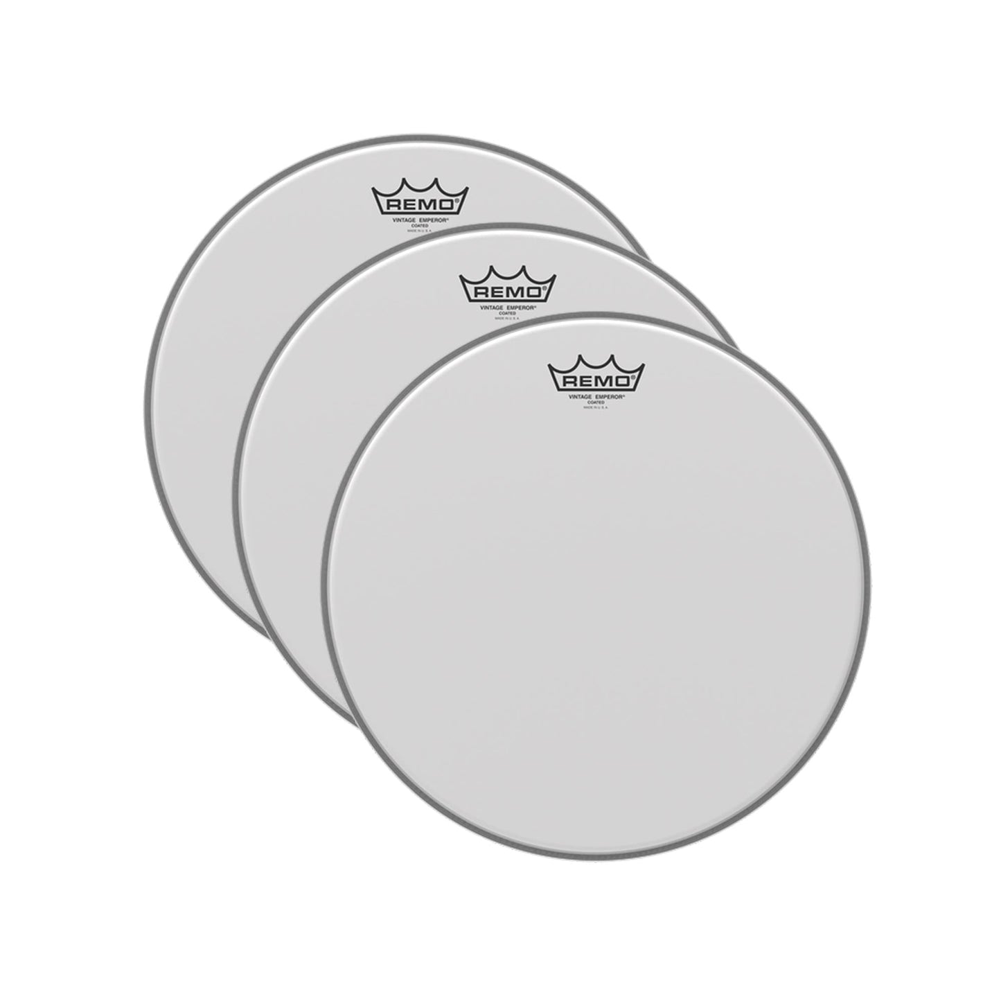 Remo 13" Vintage Emperor Coated Drumhead (3 Pack Bundle) Drums and Percussion / Parts and Accessories / Heads