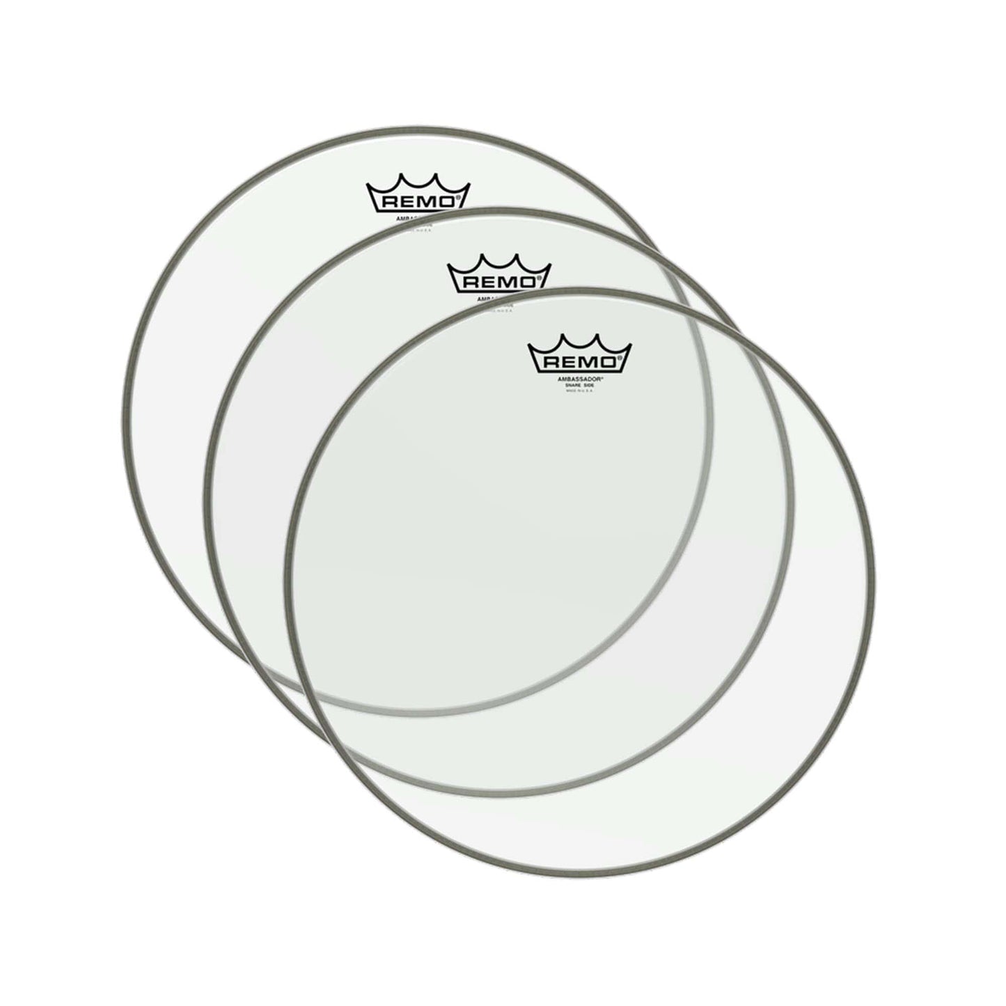 Remo 14" Ambassador Classic Hazy Snare Side Drumhead (3 Pack Bundle) Drums and Percussion / Parts and Accessories / Heads