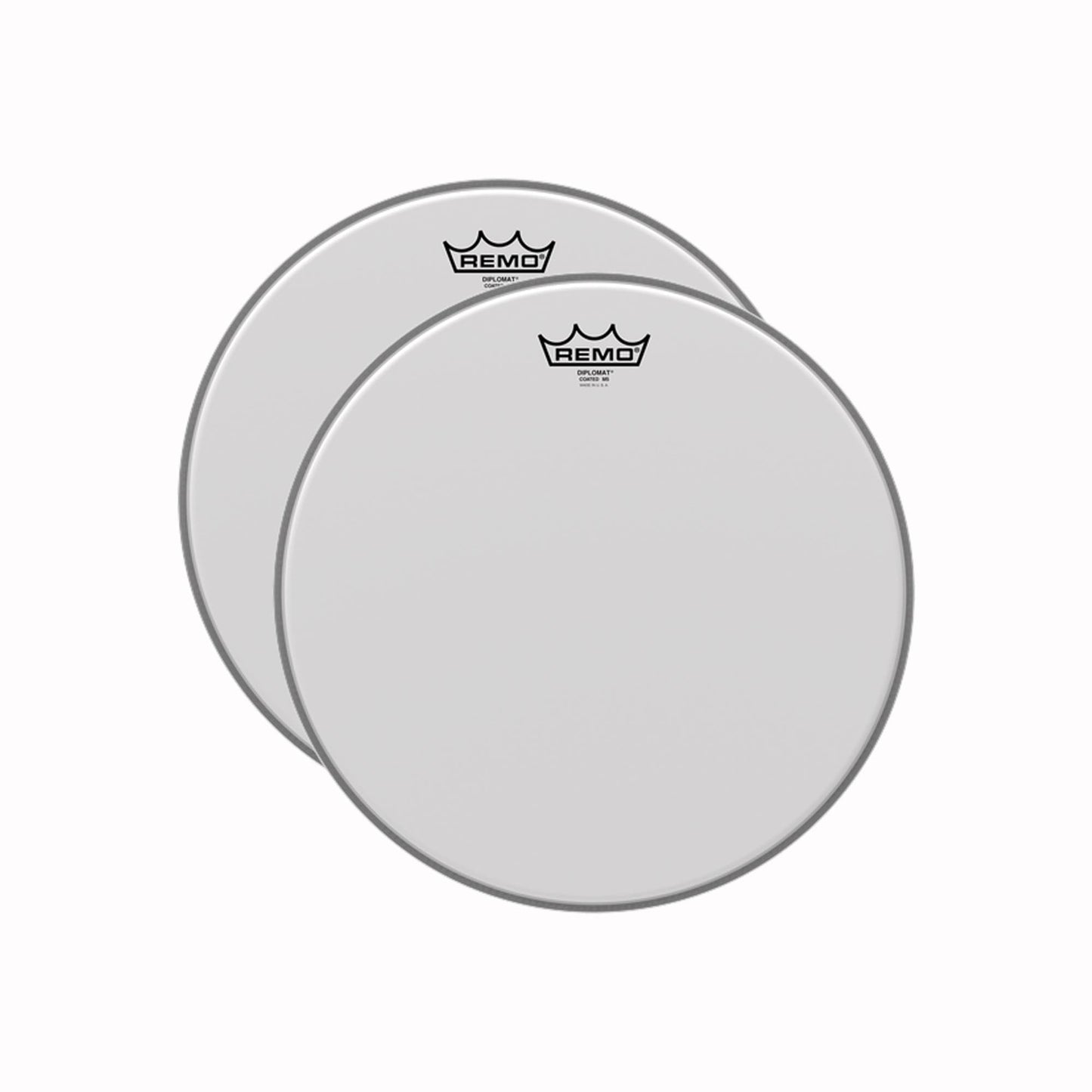 Remo 14" Diplomat Coated M5 Thin Snare Drumhead (2 Pack Bundle) Drums and Percussion / Parts and Accessories / Heads