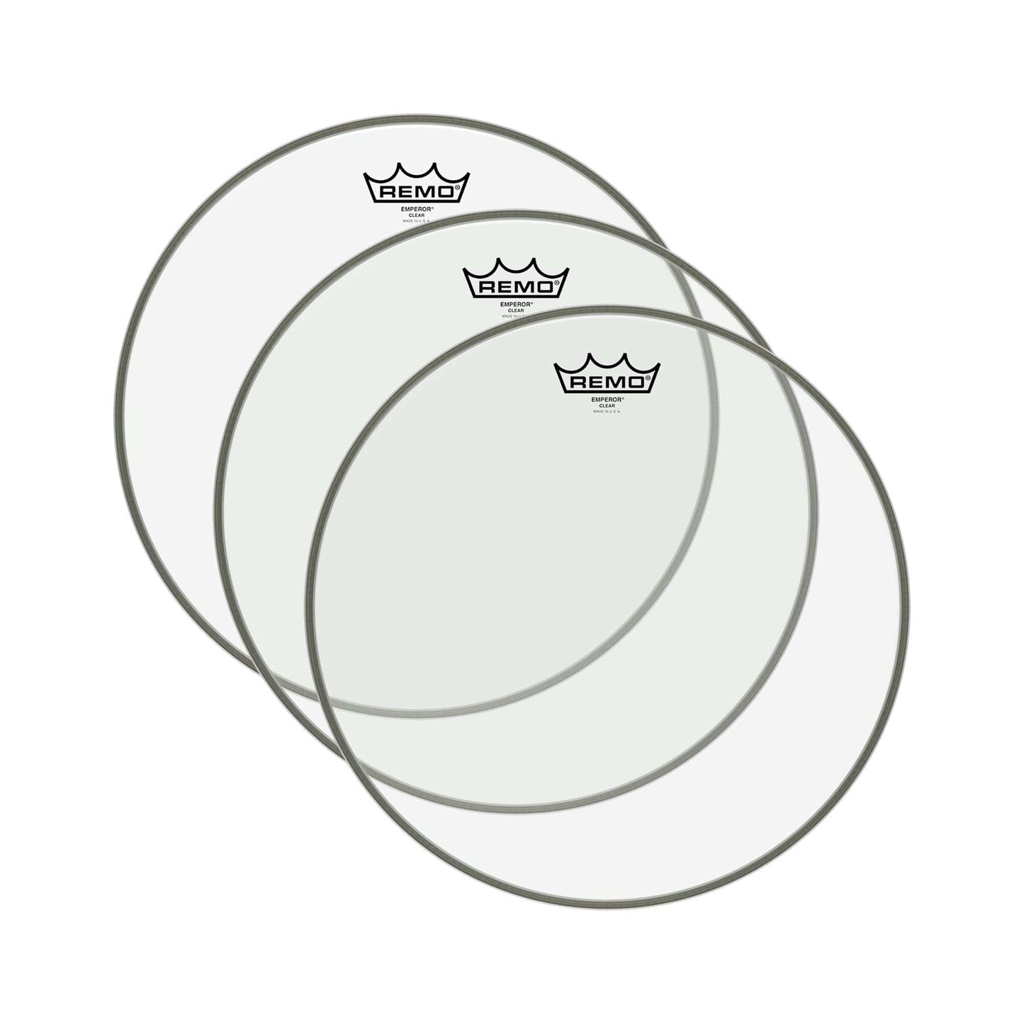 Remo 14" Emperor Clear Drumhead (3 Pack Bundle) Drums and Percussion / Parts and Accessories / Heads