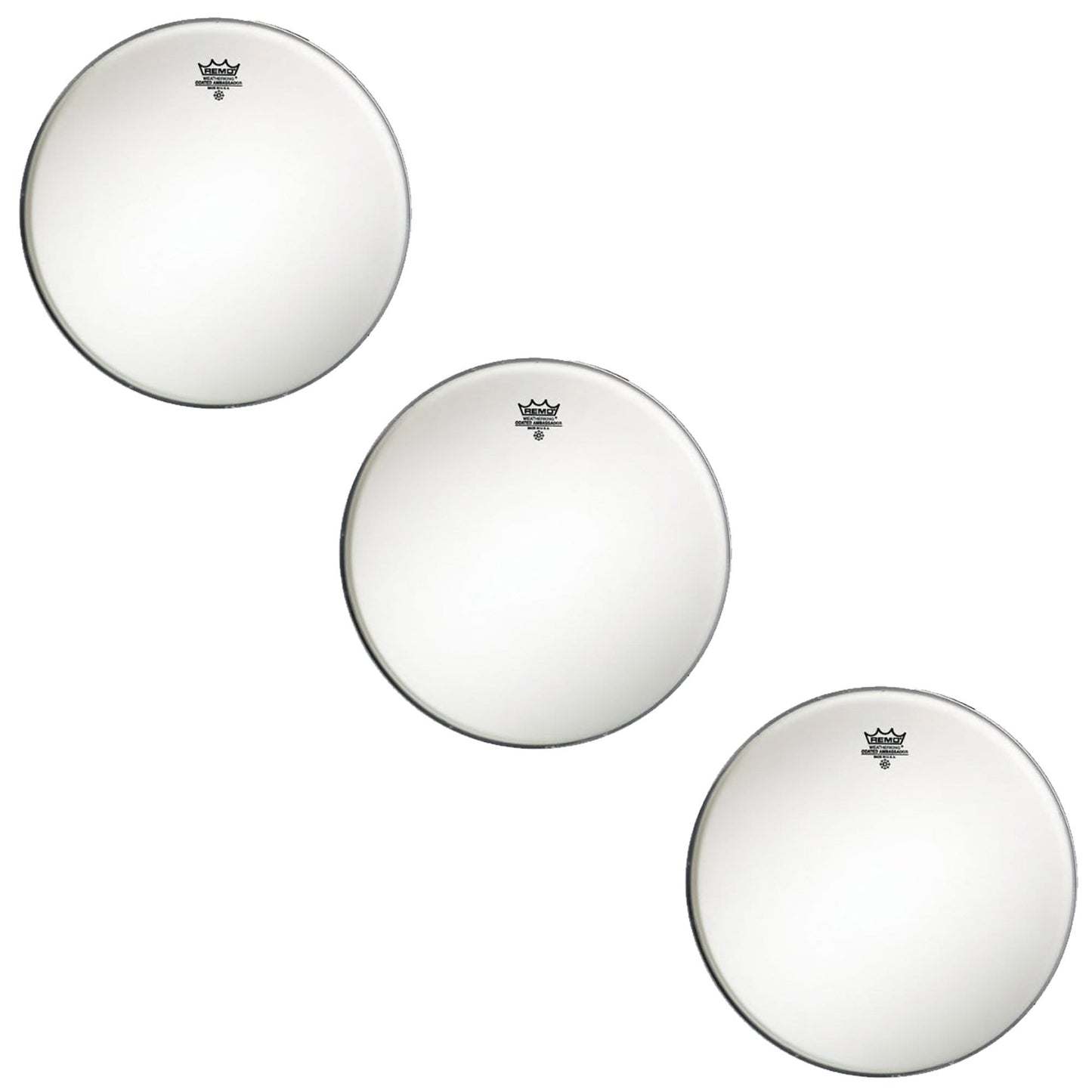 Remo 14" Emperor Coated Drumhead (3 Pack Bundle) Drums and Percussion / Parts and Accessories / Heads