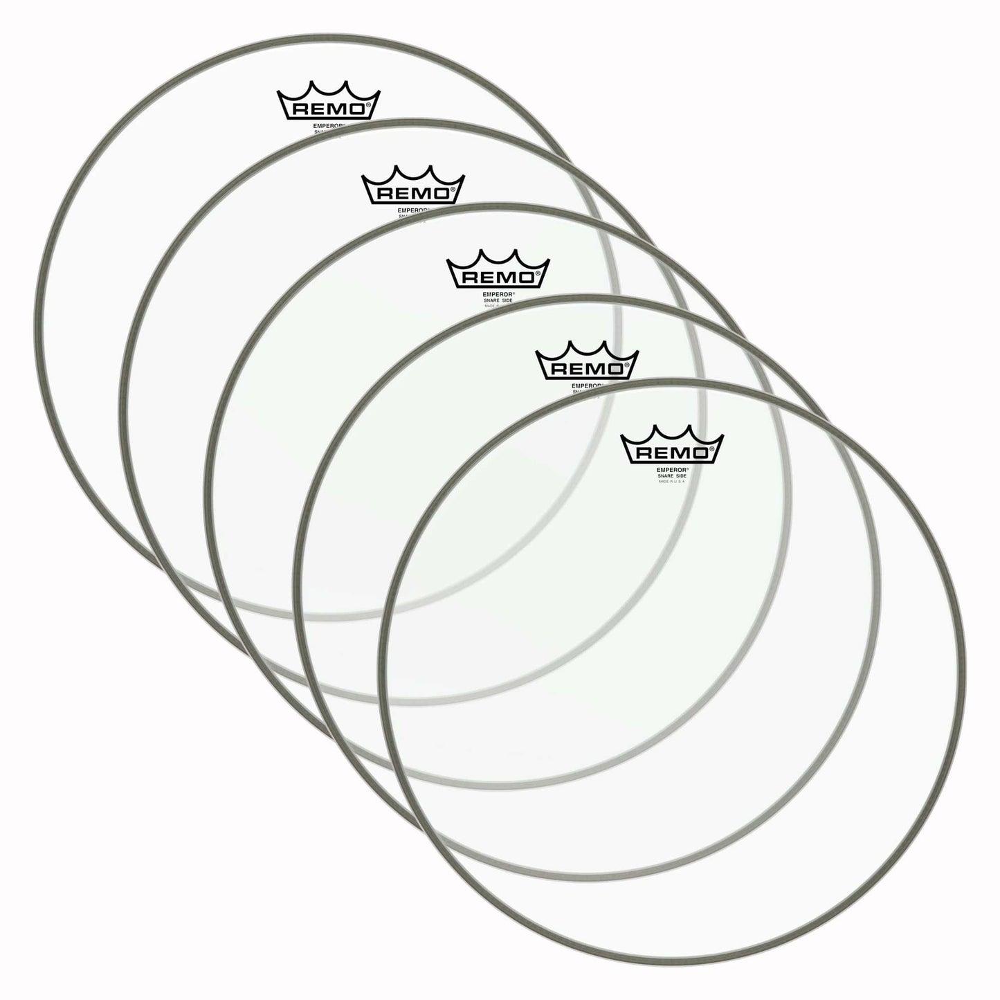 Remo 14" Emperor Hazy Snare Side Drumhead (5 Pack Bundle) Drums and Percussion / Parts and Accessories / Heads