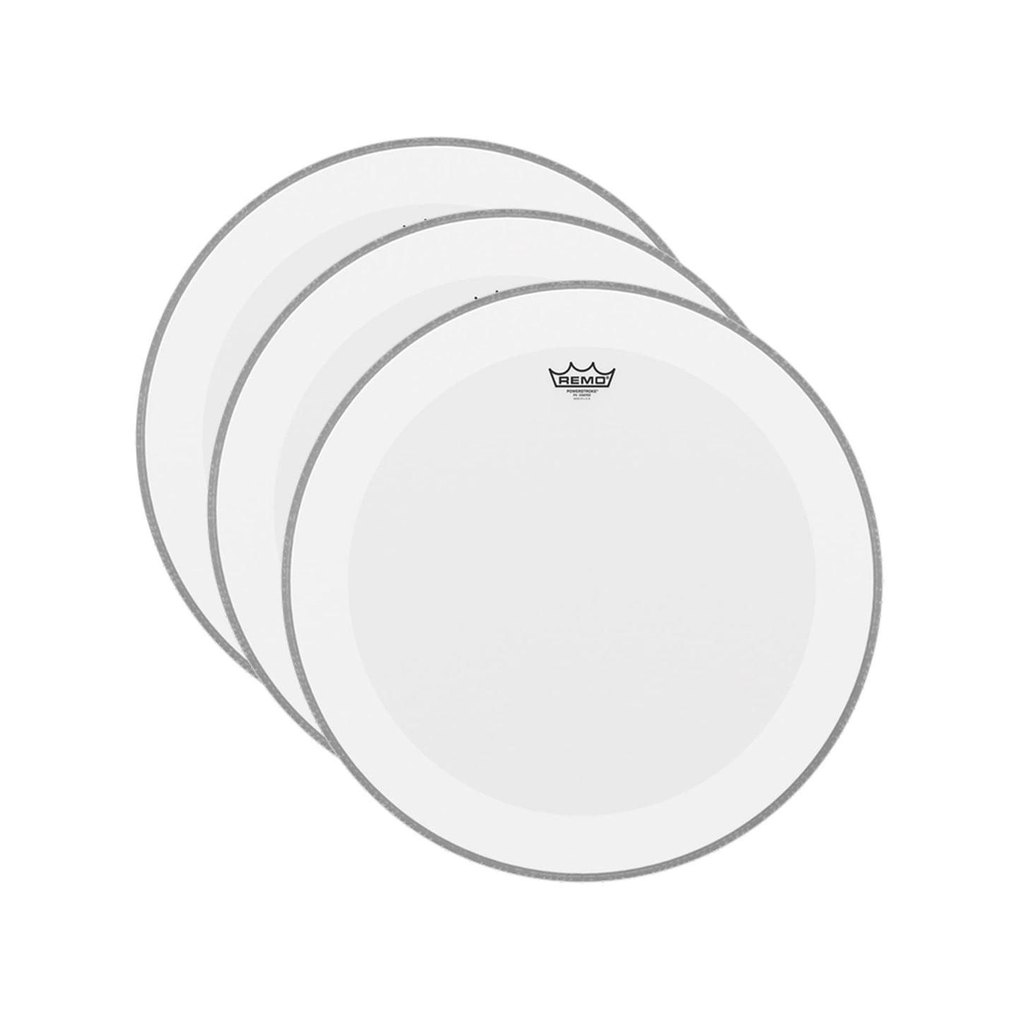 Remo 14" Powerstroke 4 Coated Drumhead (3 Pack Bundle) Drums and Percussion / Parts and Accessories / Heads