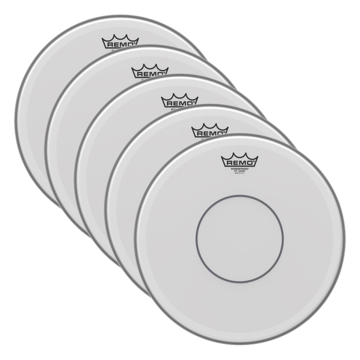 Remo 14" Powerstroke 77 Coated Drumhead (5 Pack Bundle) Drums and Percussion / Parts and Accessories / Heads