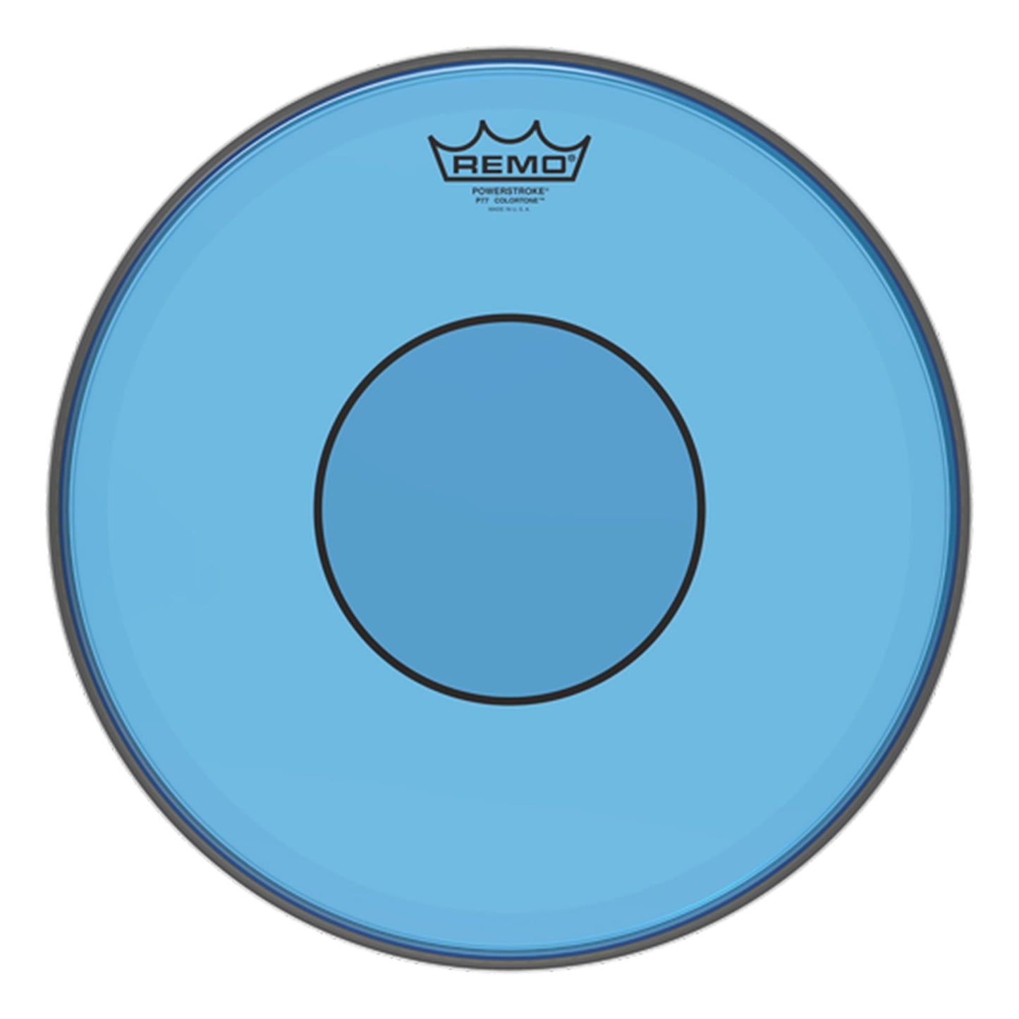 Remo 14" Powerstroke 77 Colortone Blue Drumhead Drums and Percussion / Parts and Accessories / Heads