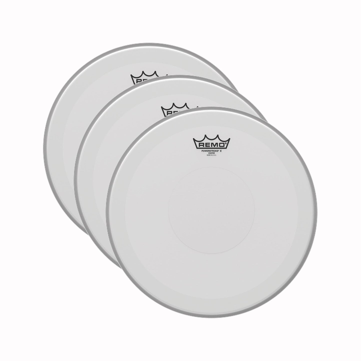 Remo 14" Powerstroke P3 X Coated Drumhead (3 Pack Bundle) Drums and Percussion / Parts and Accessories / Heads