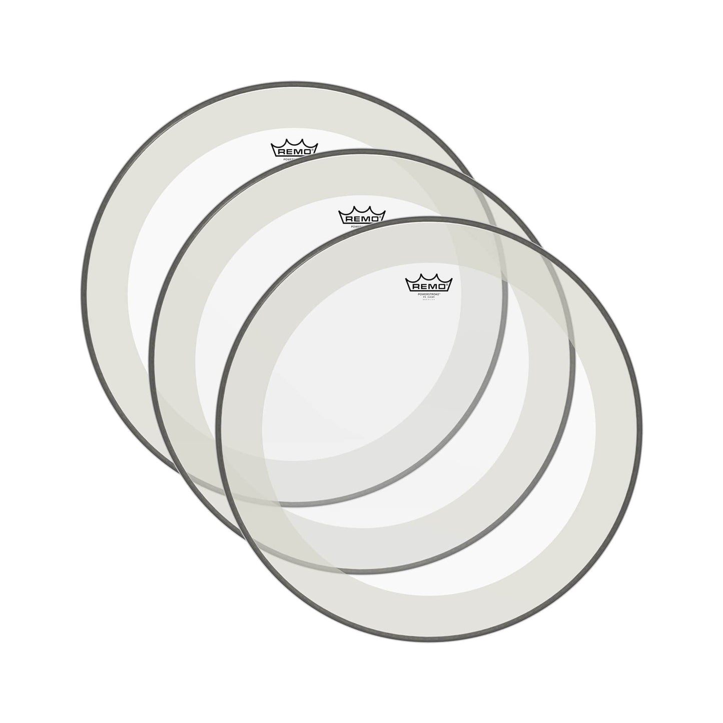 Remo 14" Powerstroke P4 Clear Drumhead (3 Pack Bundle) Drums and Percussion / Parts and Accessories / Heads