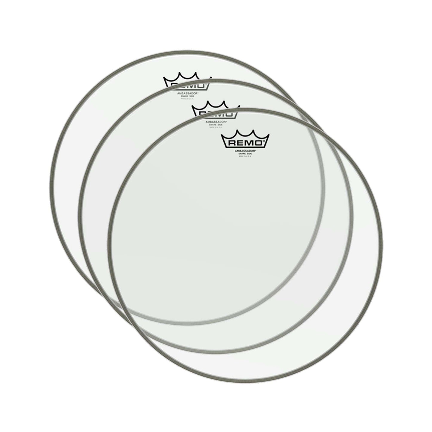 Remo 15" Ambassador Hazy Snare Side Drumhead (3 Pack Bundle) Drums and Percussion / Parts and Accessories / Heads