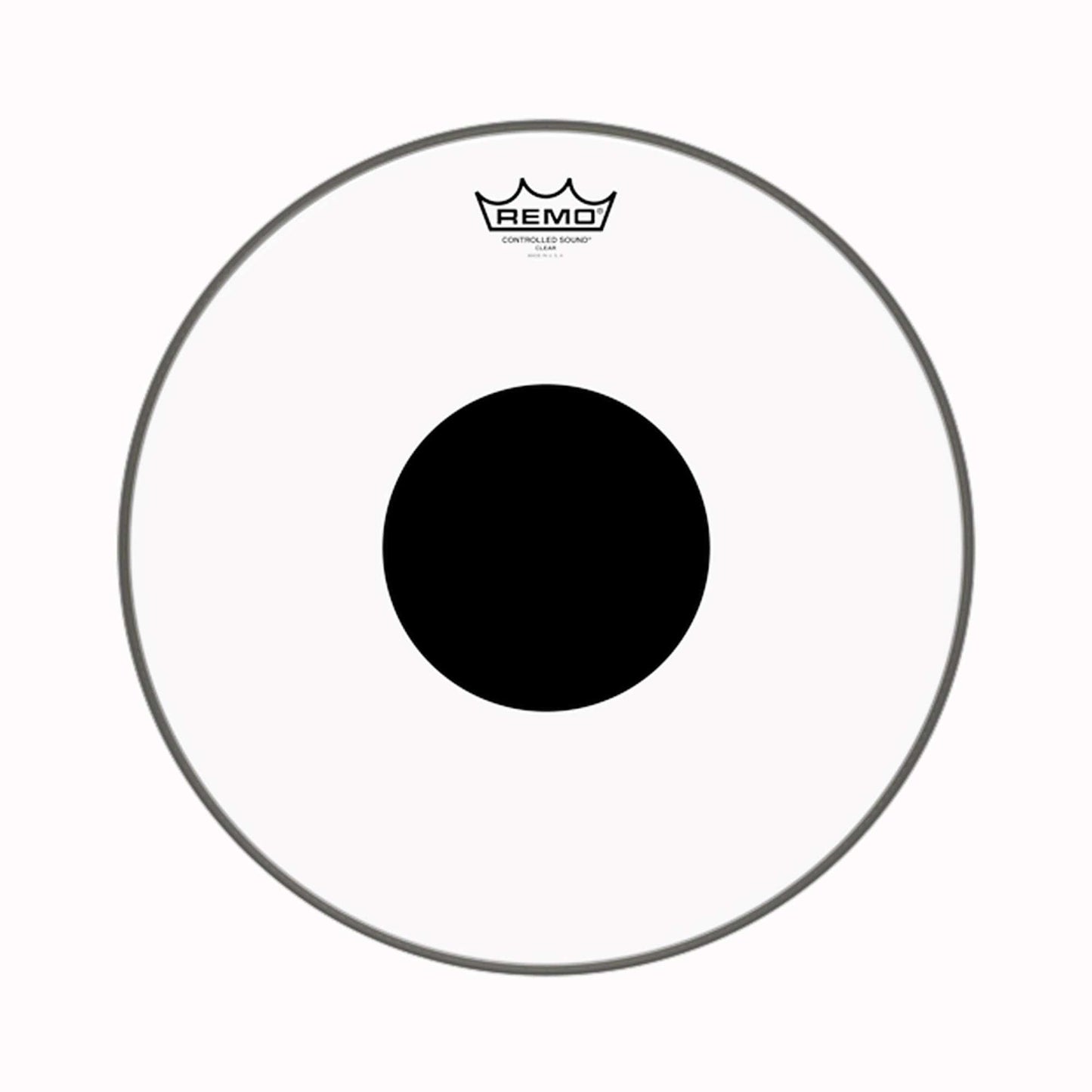 Remo 15" Controlled Sound Clear Drumhead w/Top Black Dot Drums and Percussion / Parts and Accessories / Heads