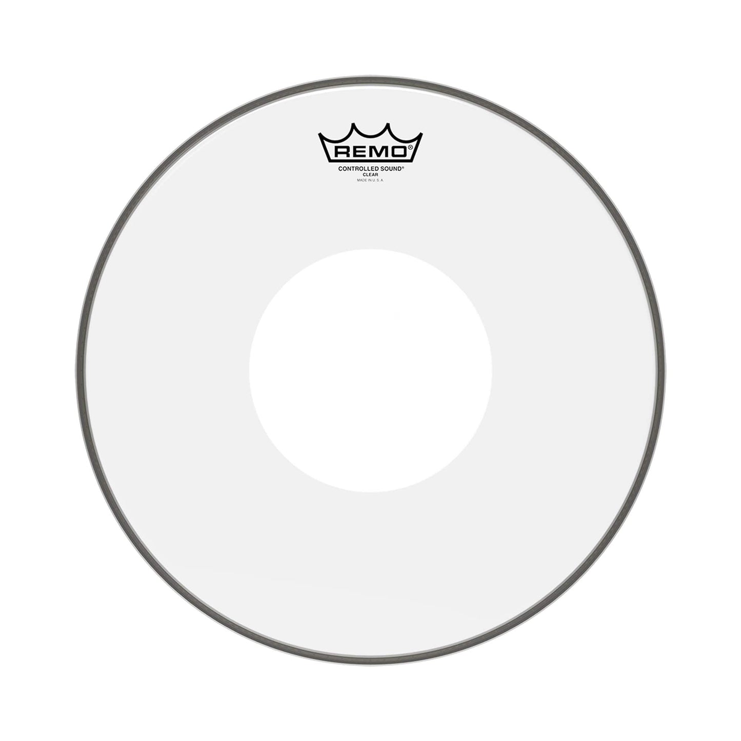 Remo 15" Controlled Sound Clear Drumhead w/Top White Dot Drums and Percussion / Parts and Accessories / Heads