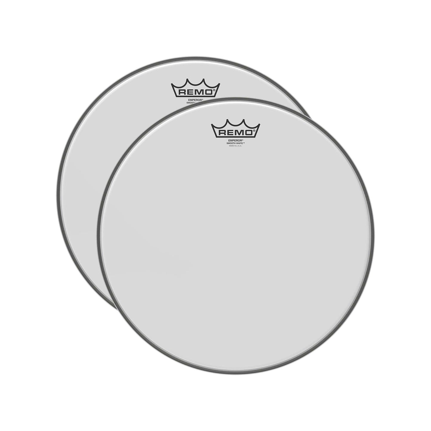 Remo 15" Emperor Smooth White Drumhead (2 Pack Bundle) Drums and Percussion / Parts and Accessories / Heads