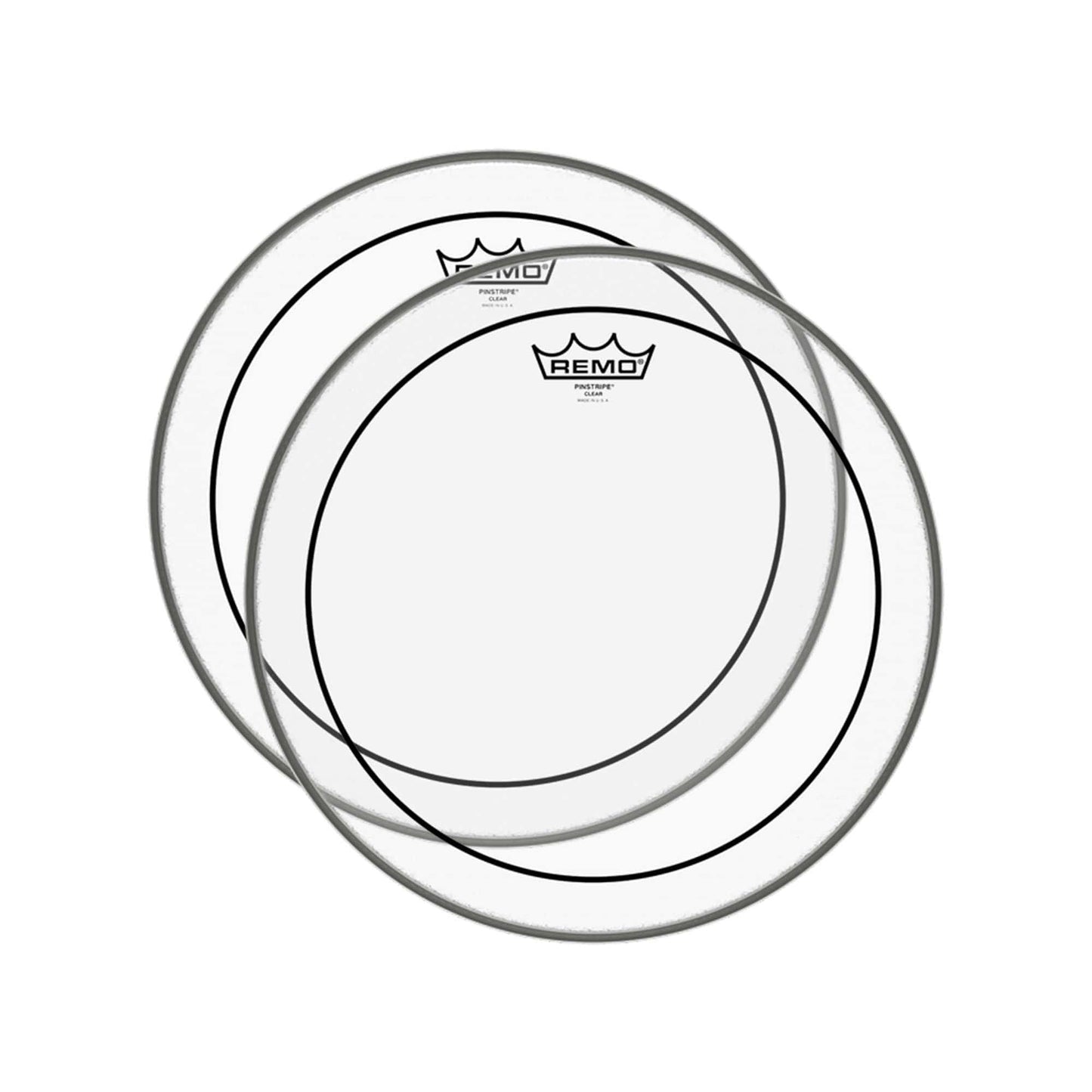 Remo 15" Pinstripe Clear Drumhead (2 Pack Bundle) Drums and Percussion / Parts and Accessories / Heads