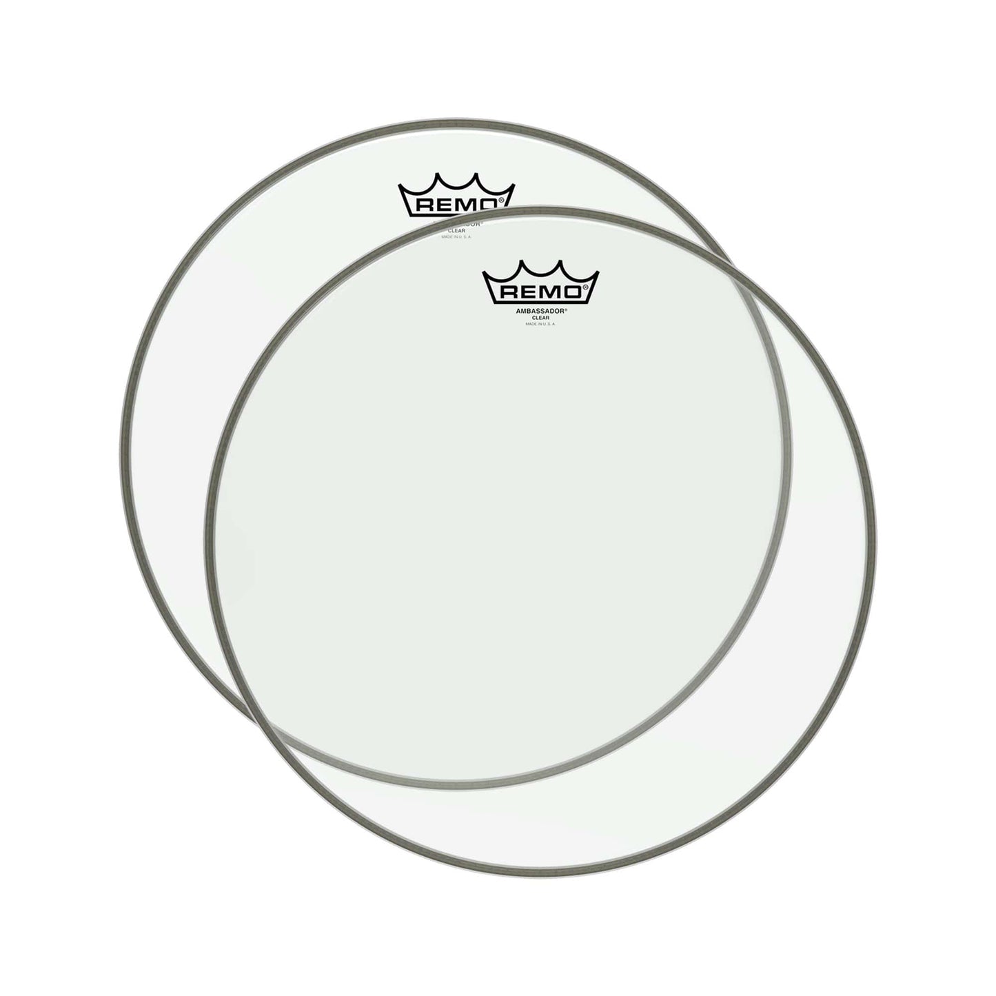 Remo 16" Ambassador Clear Drumhead (2 Pack Bundle) Drums and Percussion / Parts and Accessories / Heads