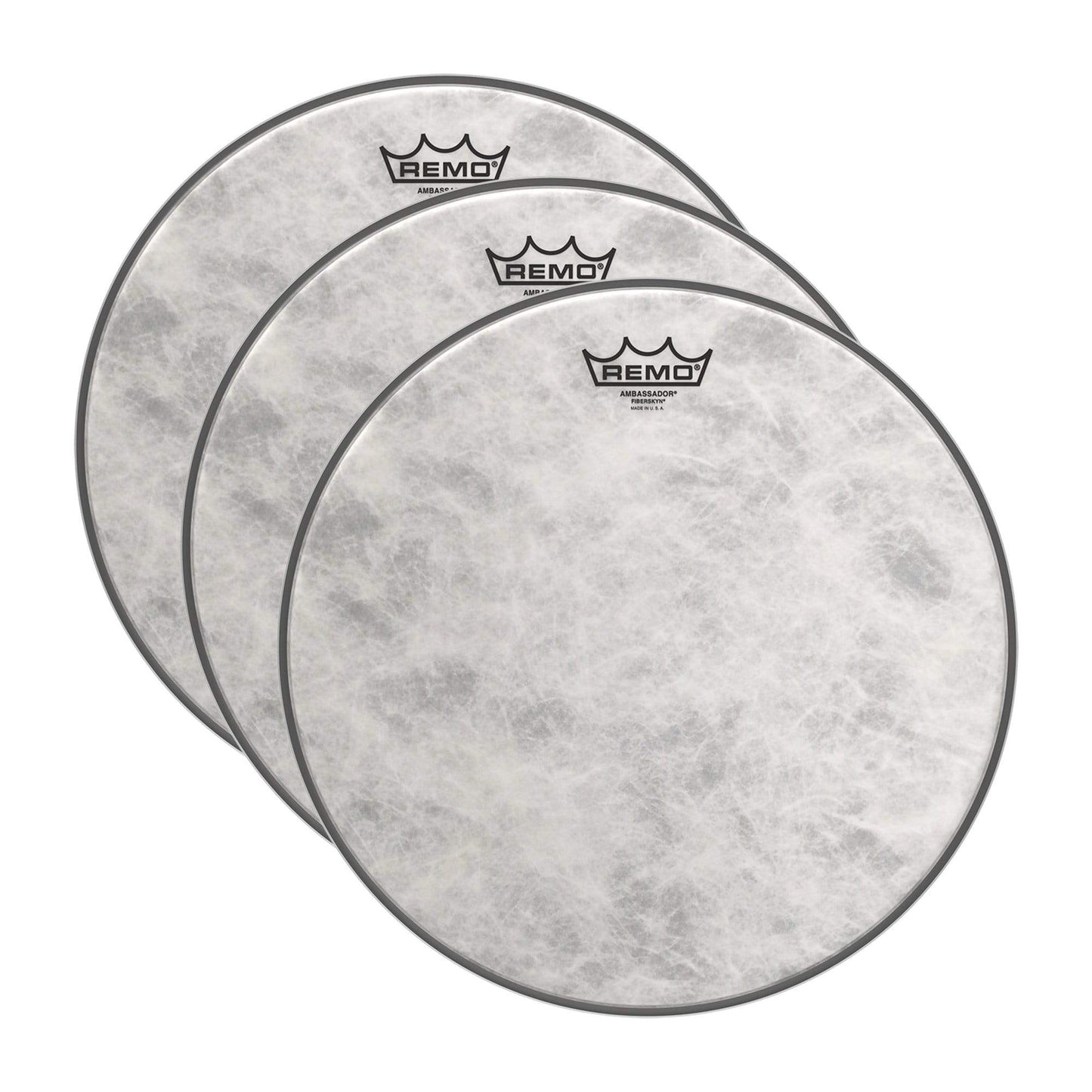 Remo 16" Ambassador Fiberskyn Drumhead (3 Pack Bundle) Drums and Percussion / Parts and Accessories / Heads
