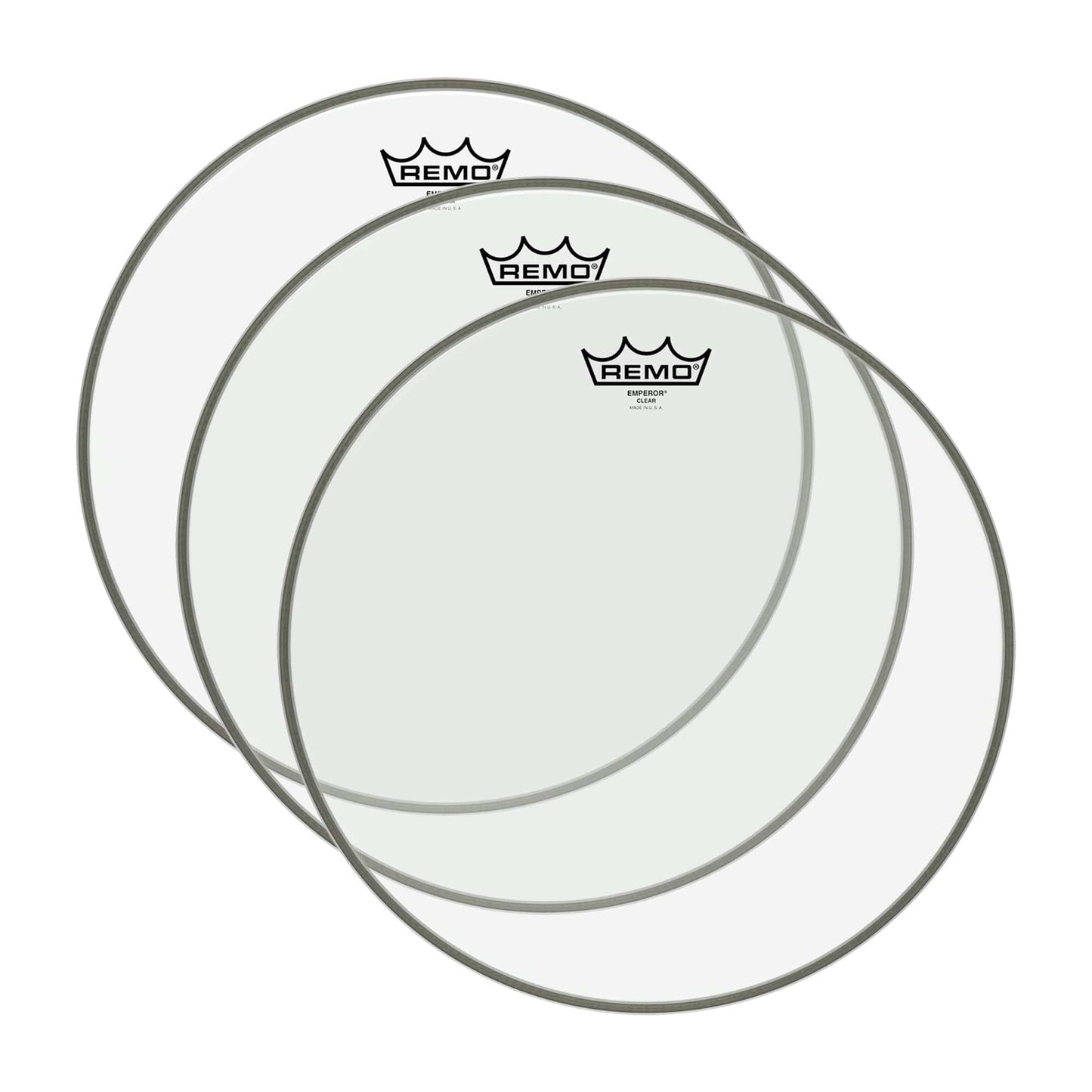 Remo 16" Emperor Clear Drumhead (3 Pack Bundle) Drums and Percussion / Parts and Accessories / Heads