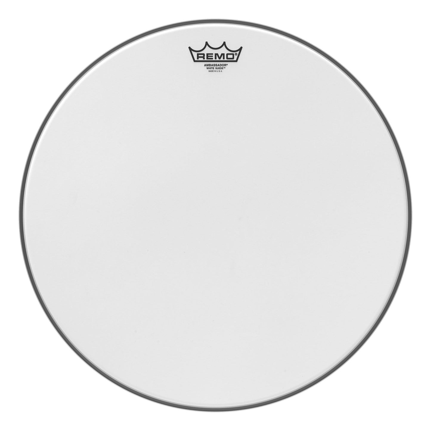 Remo 18" Ambassador White Suede Drumhead Drums and Percussion / Parts and Accessories / Heads
