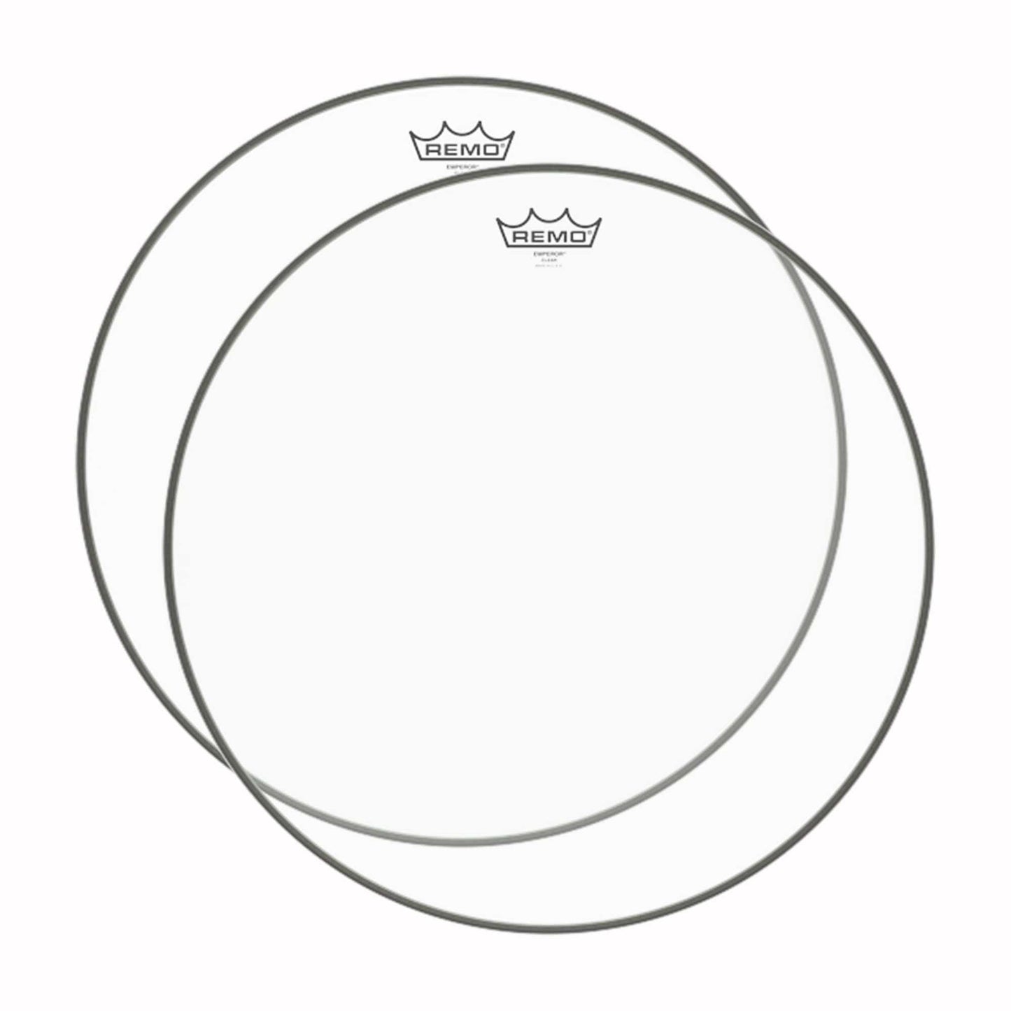 Remo 18" Emperor Clear Drumhead (2 Pack Bundle) Drums and Percussion / Parts and Accessories / Heads