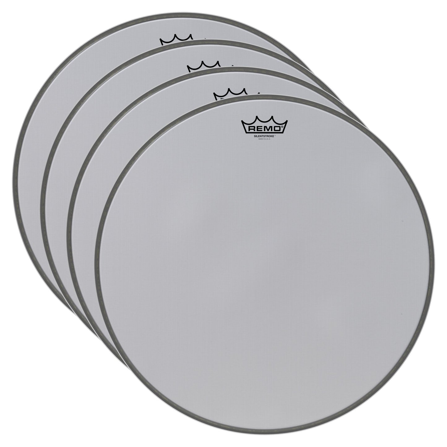 Remo 18" Silentstroke Drumhead (4 Pack Bundle) Drums and Percussion / Parts and Accessories / Heads