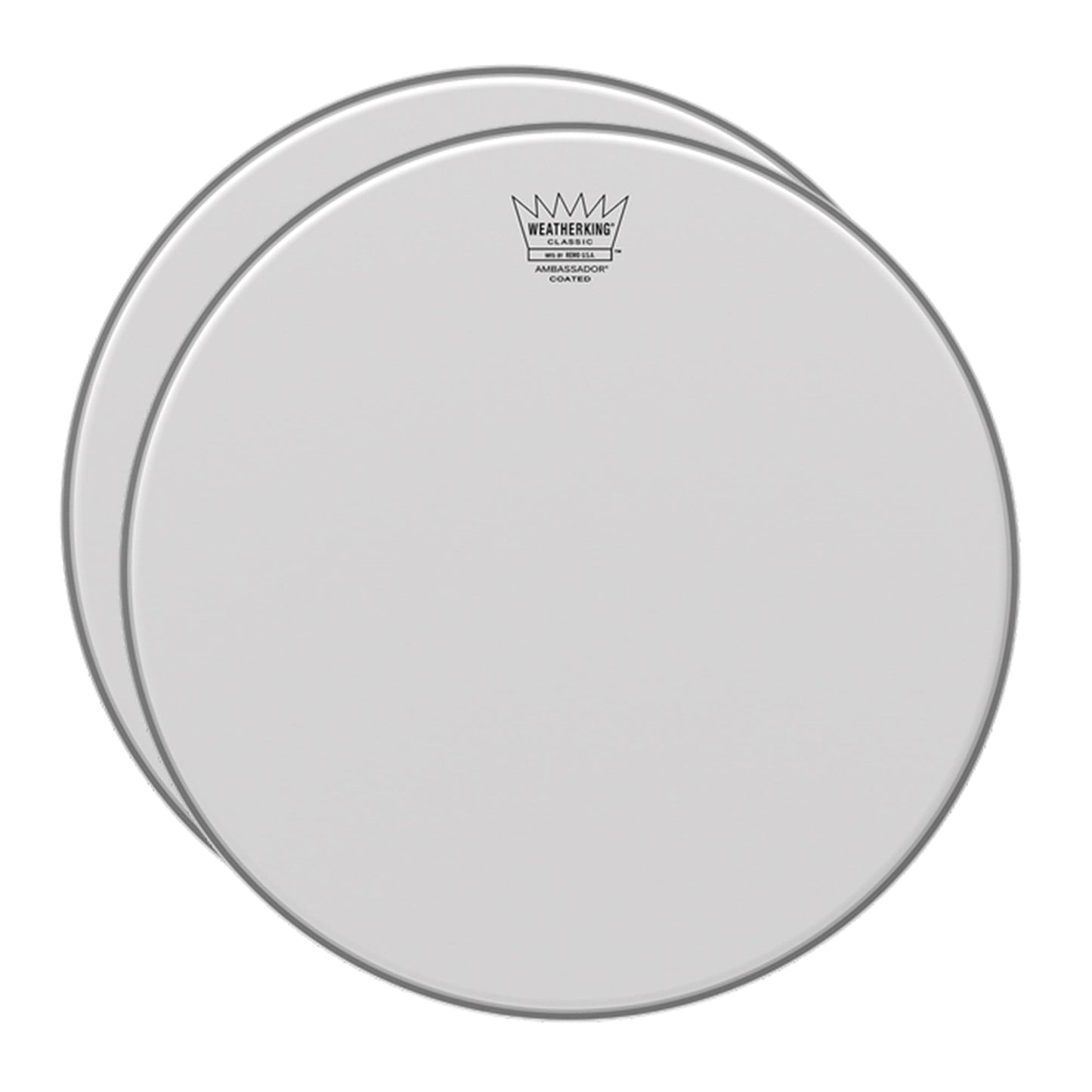 Remo 20" Ambassador Classic Coated Bass Drumhead (2 Pack Bundle) Drums and Percussion / Parts and Accessories / Heads