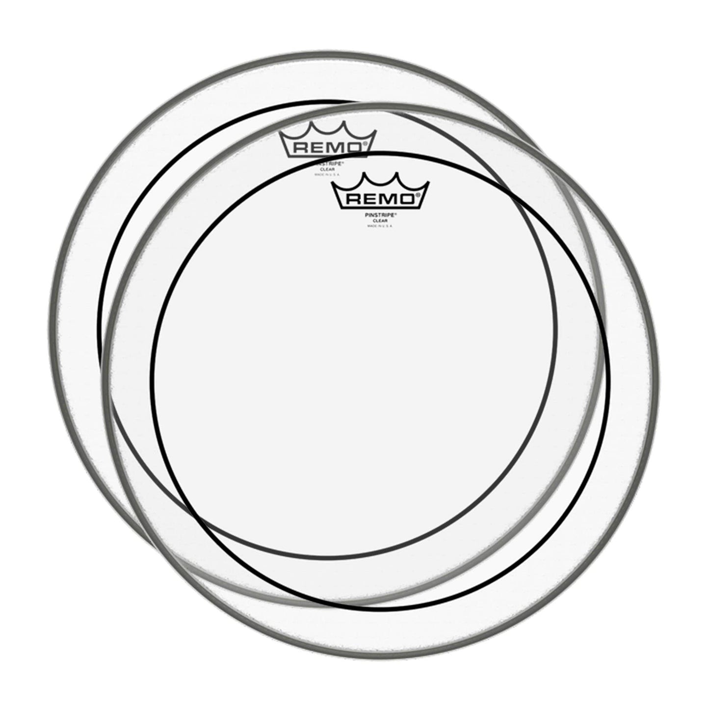 Remo 20" Pinstripe Clear Drumhead (2 Pack Bundle) Drums and Percussion / Parts and Accessories / Heads
