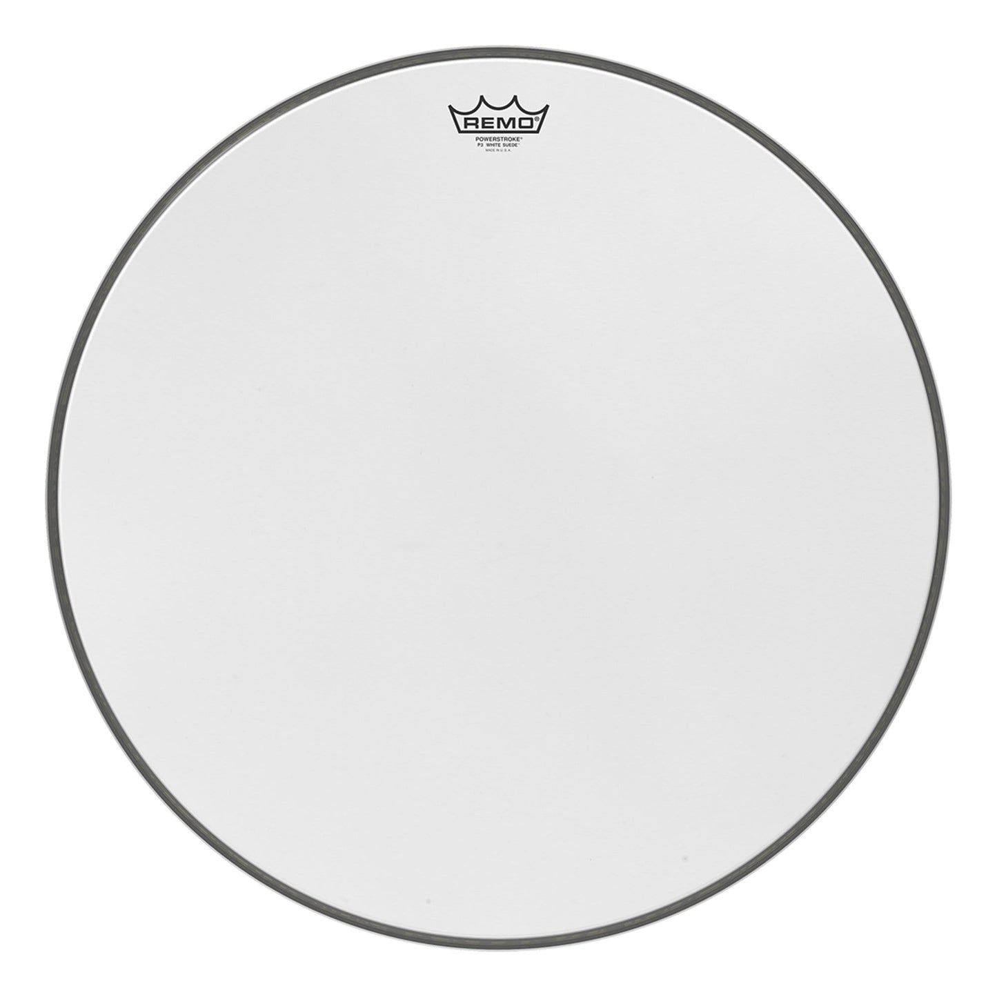 Remo 20" Powerstroke 3 P3 White Suede Bass Drumhead Drums and Percussion / Parts and Accessories / Heads