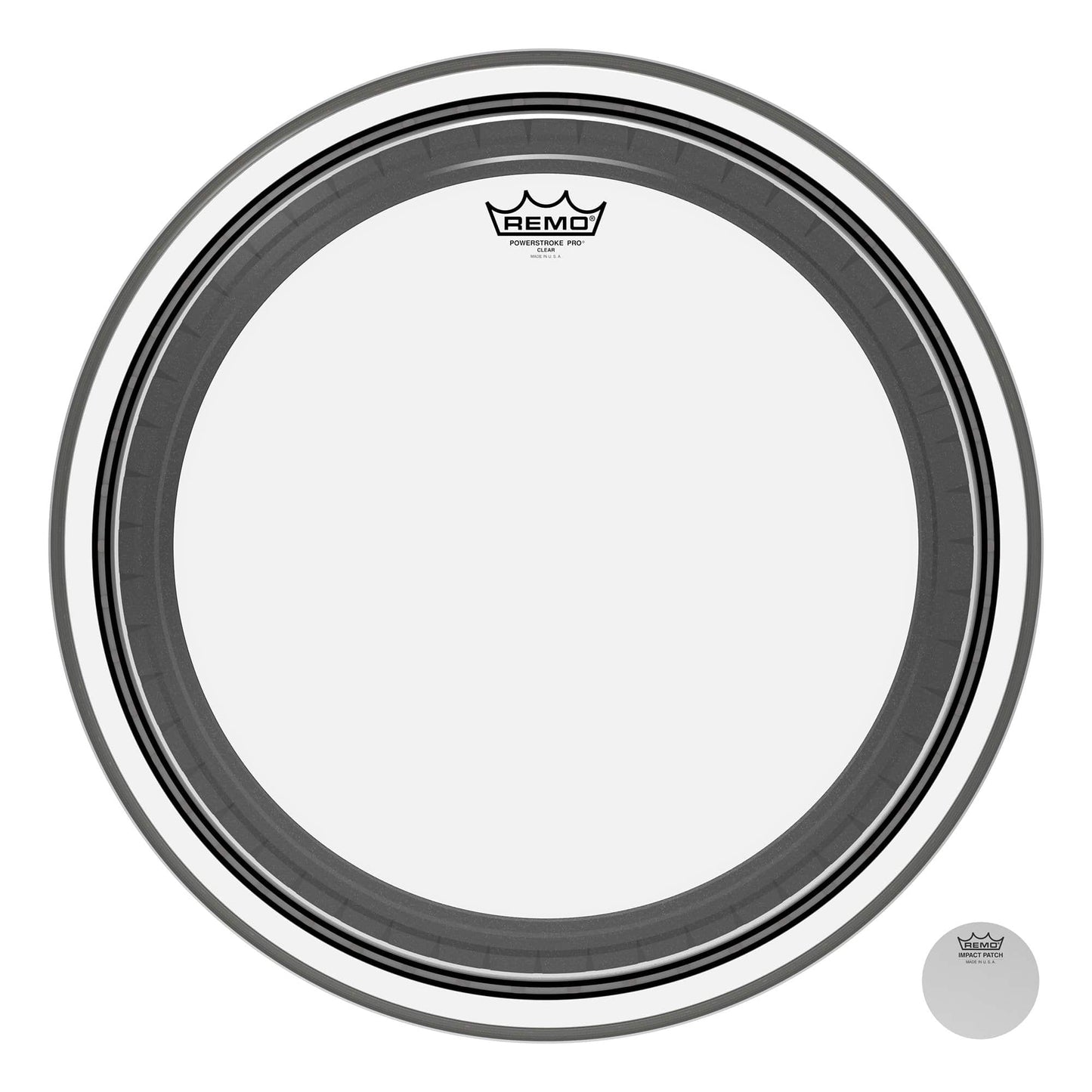 Remo 20" Powerstroke Pro Clear Bass Drumhead Drums and Percussion / Parts and Accessories / Heads