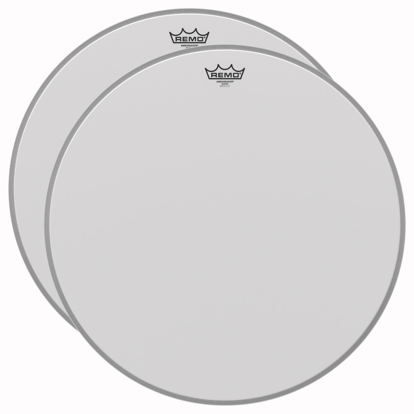 Remo 22" Ambassador Coated Bass Drumhead (2 Pack Bundle) Drums and Percussion / Parts and Accessories / Heads