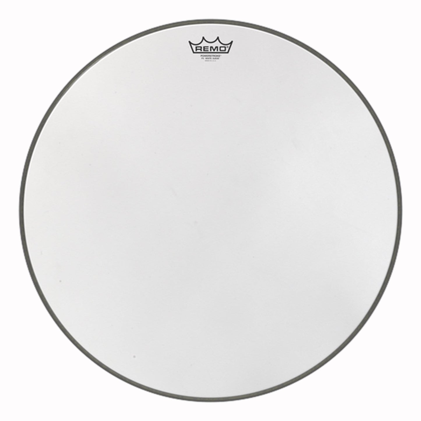 Remo 24" Powerstroke P3 White Suede Bass Drumhead Drums and Percussion / Parts and Accessories / Heads