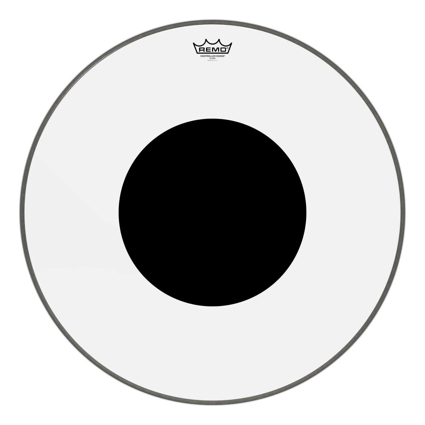 Remo 26" Controlled Sound Clear Bass Drumhead w/Top Black Dot Drums and Percussion / Parts and Accessories / Heads