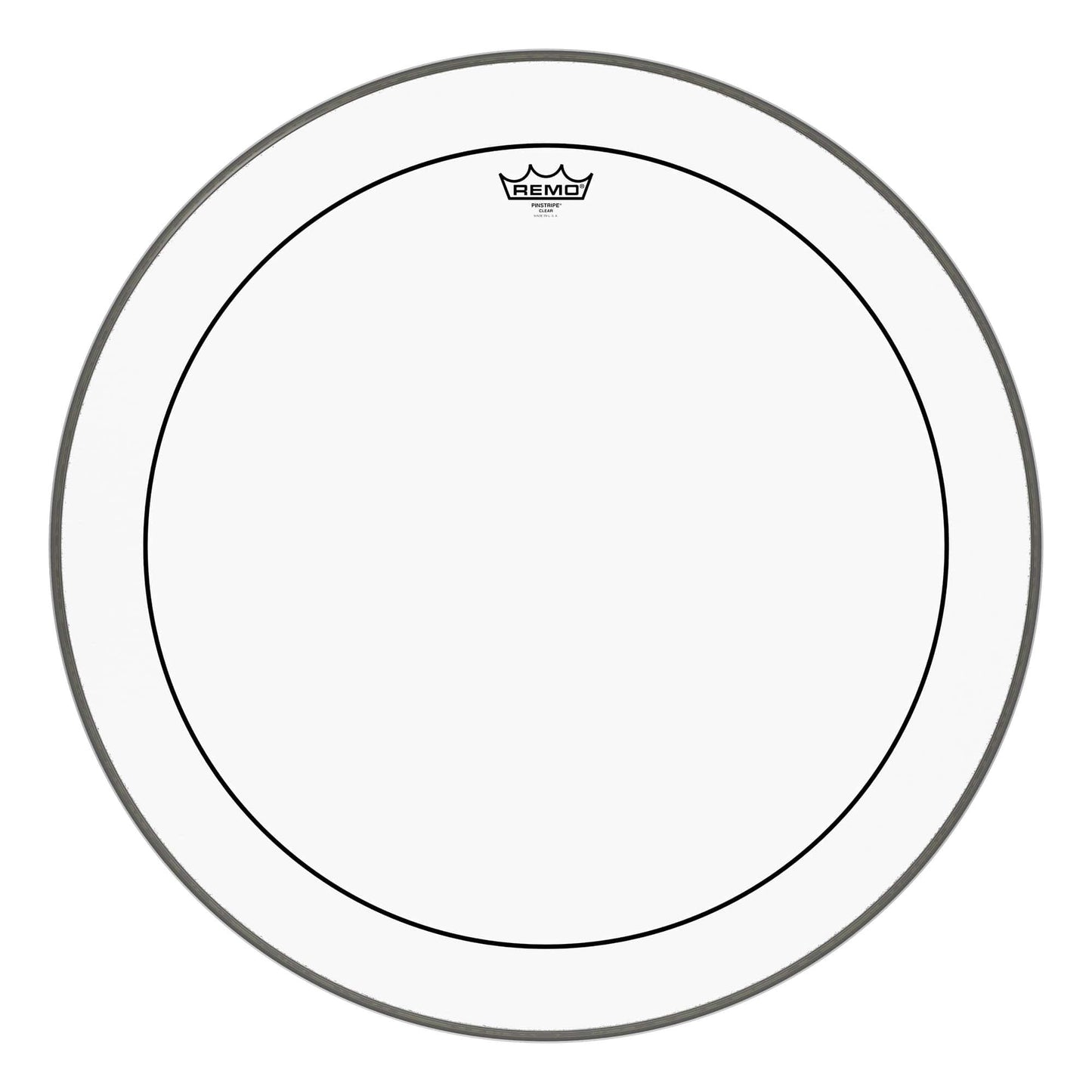 Remo 26" Pinstripe Clear Bass Drumhead Drums and Percussion / Parts and Accessories / Heads