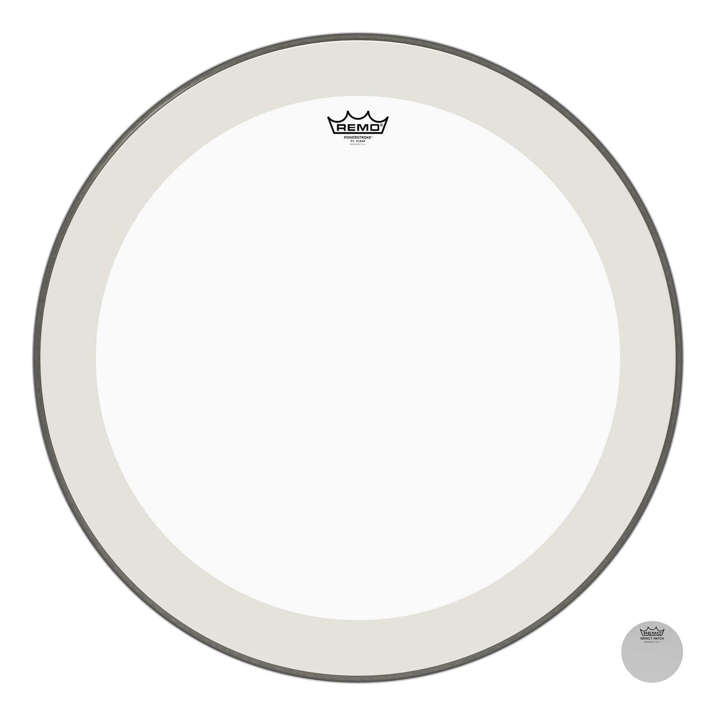 Remo 26" Powerstroke P4 Clear Bass Drumhead Drums and Percussion / Parts and Accessories / Heads