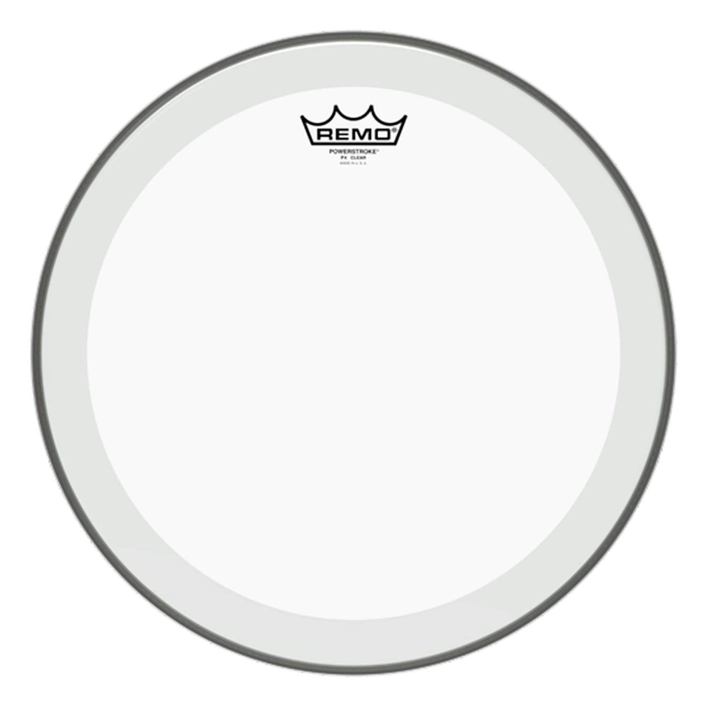 Remo 28" Powerstroke P4 Clear Bass Drumhead Drums and Percussion / Parts and Accessories / Heads