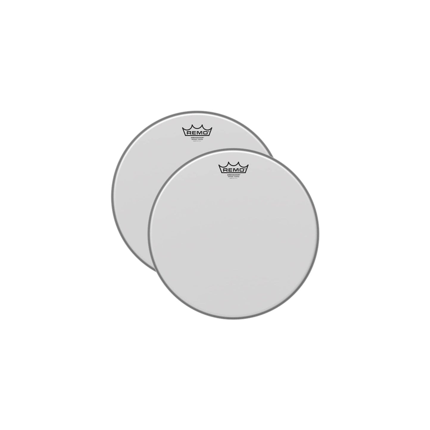 Remo 8" Ambassador Vintage Coated Drumhead (2 Pack Bundle) Drums and Percussion / Parts and Accessories / Heads