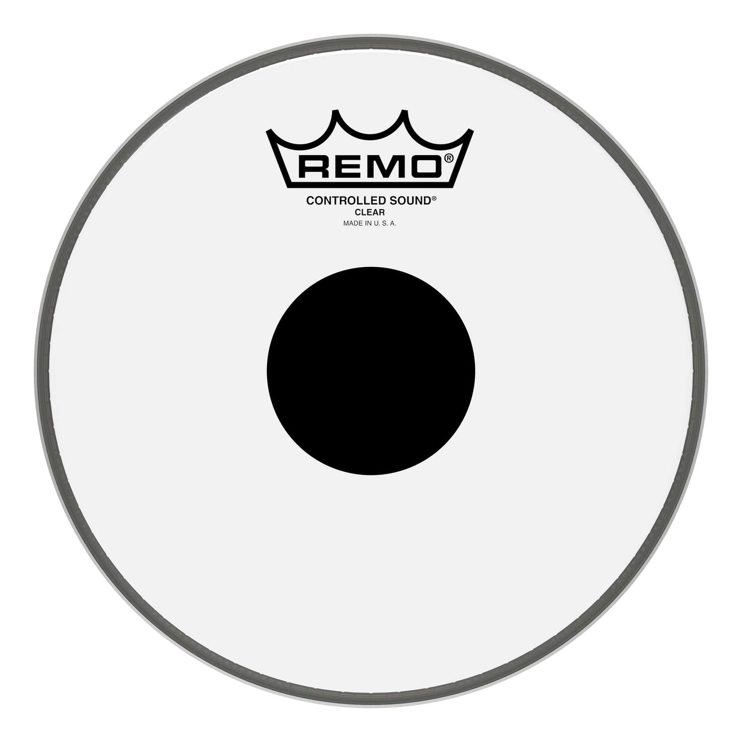 Remo 8" Controlled Sound Clear Drumhead w/Top Black Dot Drums and Percussion / Parts and Accessories / Heads